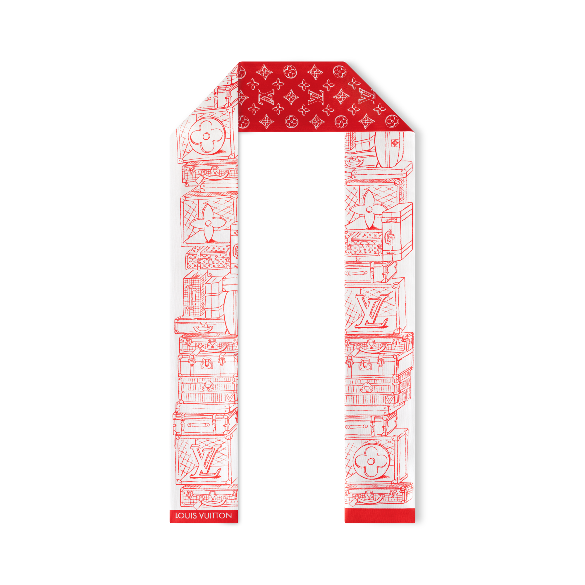 Bandana My LV Luggage S00 Mujer Accesorios Pañuelos de seda y bandanas | LOUIS VUITTON (Zoom de producto)