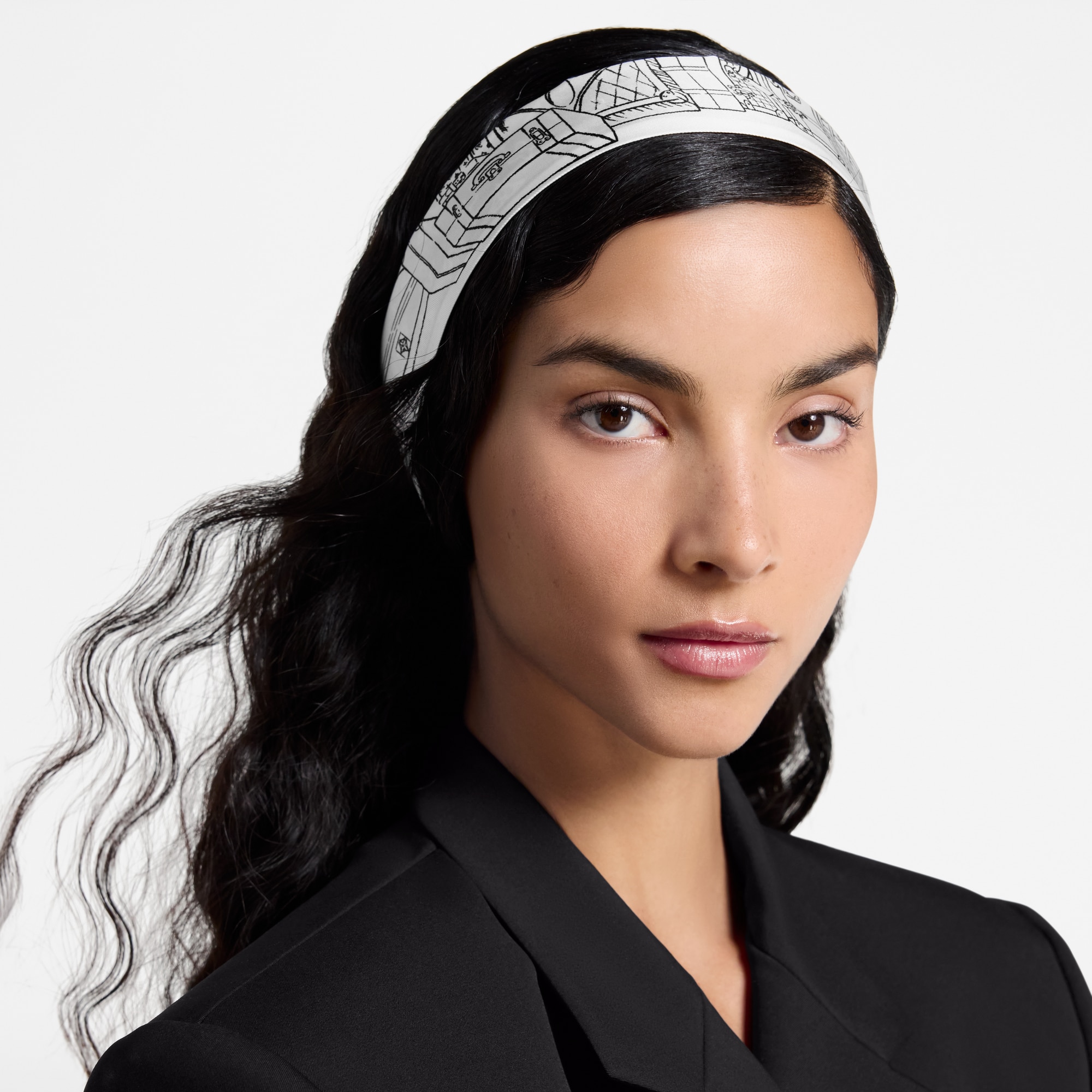 Bandana My LV Luggage S00 Mujer Accesorios Pañuelos de seda y bandanas | LOUIS VUITTON (Zoom de producto)