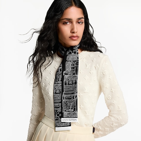 Bandana My LV Luggage S00 Mujer Accesorios Pañuelos de seda y bandanas | LOUIS VUITTON (Zoom de producto)