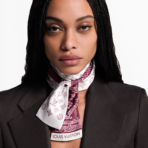 Bandana My LV Luggage S00 Mujer Accesorios Pañuelos de seda y bandanas | LOUIS VUITTON (Zoom de producto)