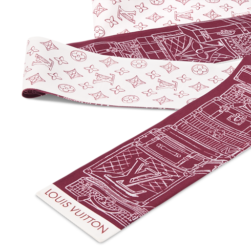 Bandana My LV Luggage S00 Mujer Accesorios Pañuelos de seda y bandanas | LOUIS VUITTON (Zoom de producto)