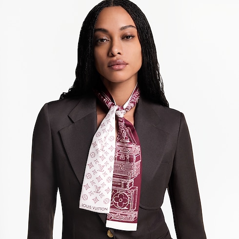 Bandana My LV Luggage S00 Mujer Accesorios Pañuelos de seda y bandanas | LOUIS VUITTON (Zoom de producto)