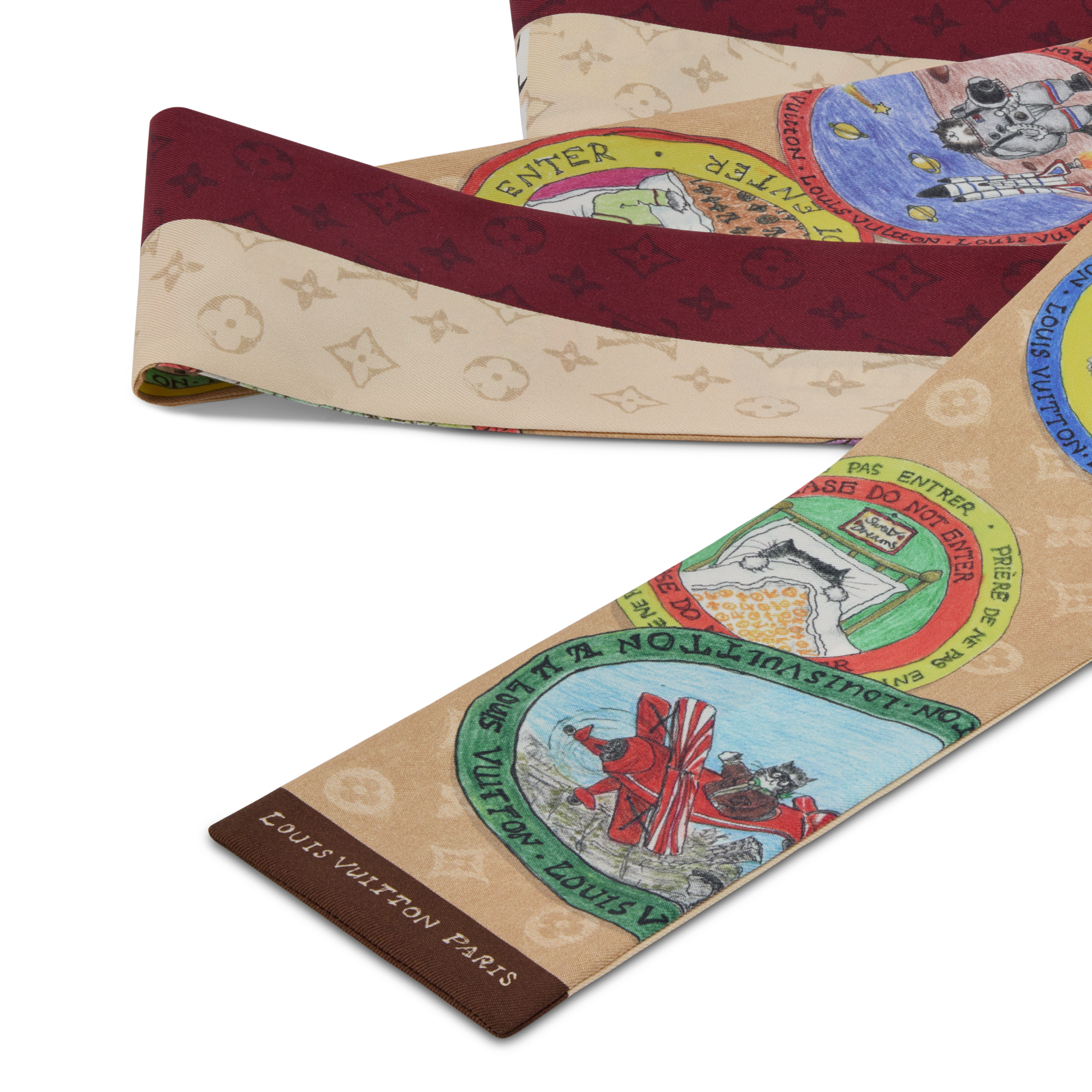 Bandana My LV Trunk S00 Mujer Accesorios Pañuelos de seda y bandanas | LOUIS VUITTON (Zoom de producto)