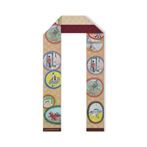 Bandana My LV Trunk S00 Mujer Accesorios Pañuelos de seda y bandanas | LOUIS VUITTON (Zoom de producto)