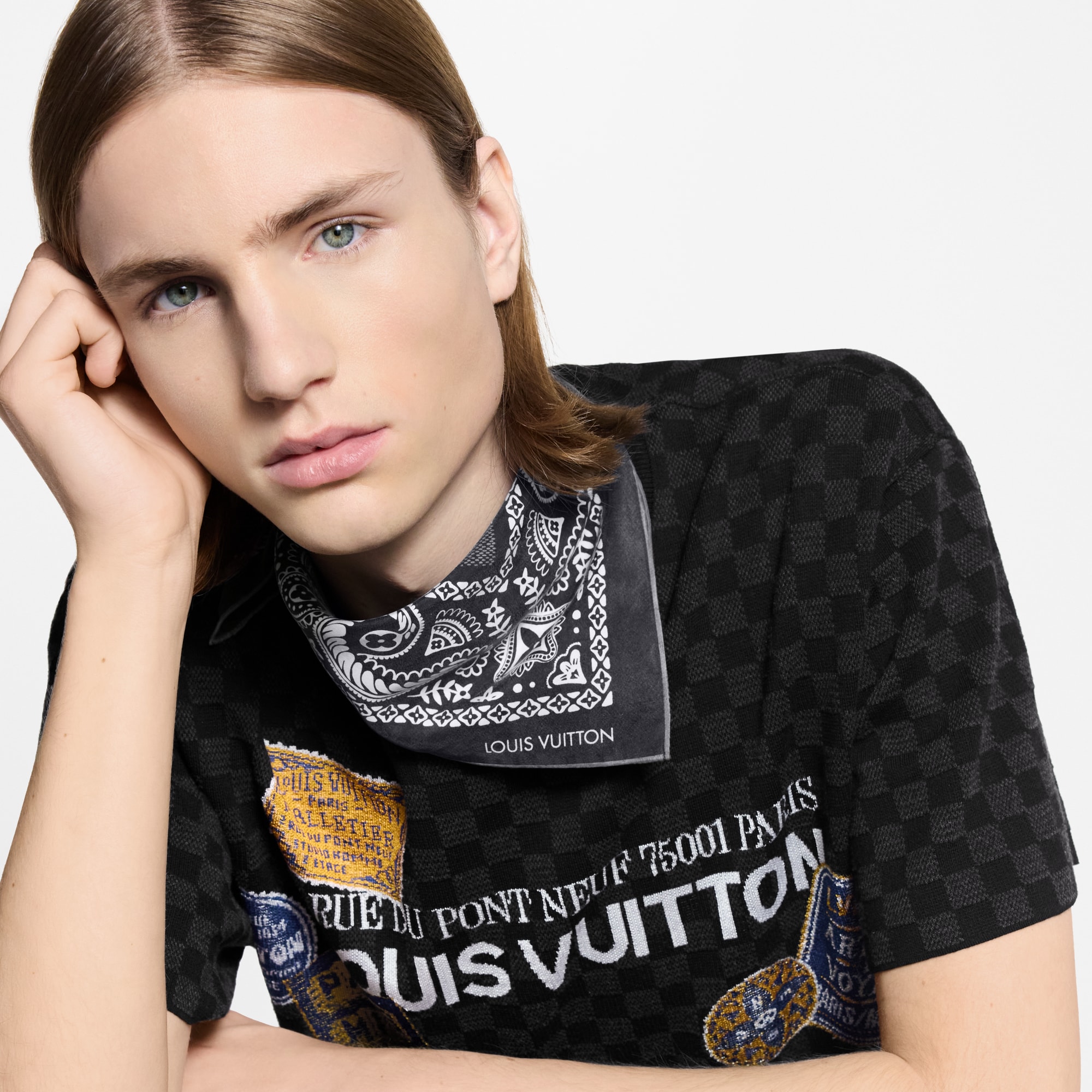 Bandana Paisley S00 Hombre Accesorios Seda y bandanas | LOUIS VUITTON (Zoom de producto)