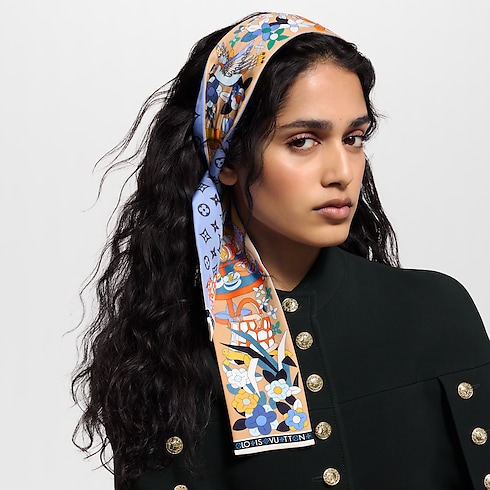 Bandana Picnic S00 Mujer Accesorios Pañuelos de seda y bandanas | LOUIS VUITTON (Zoom de producto)