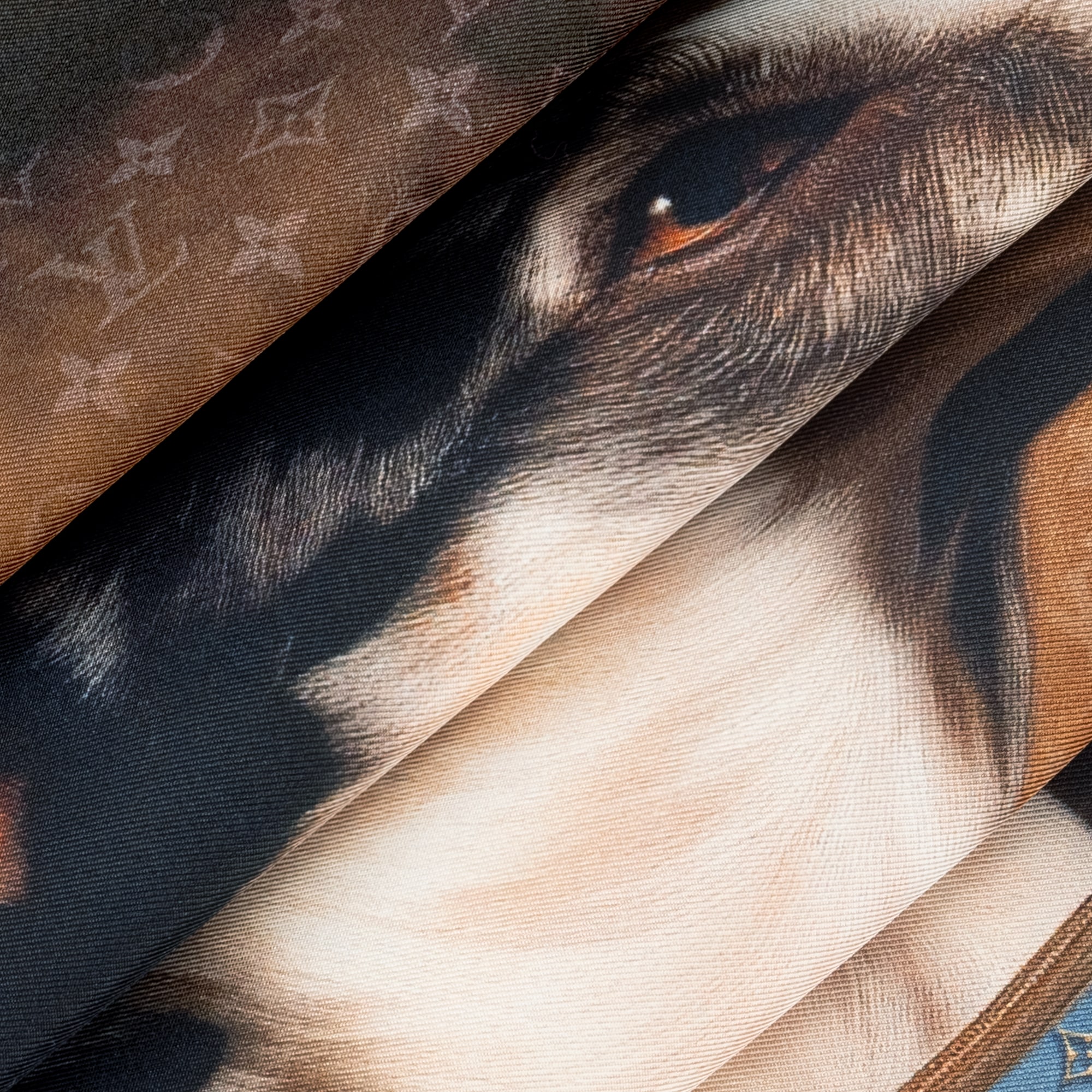 Bandana Portrait of a Dog S00 Hombre Accesorios Seda y bandanas | LOUIS VUITTON (Zoom de producto)