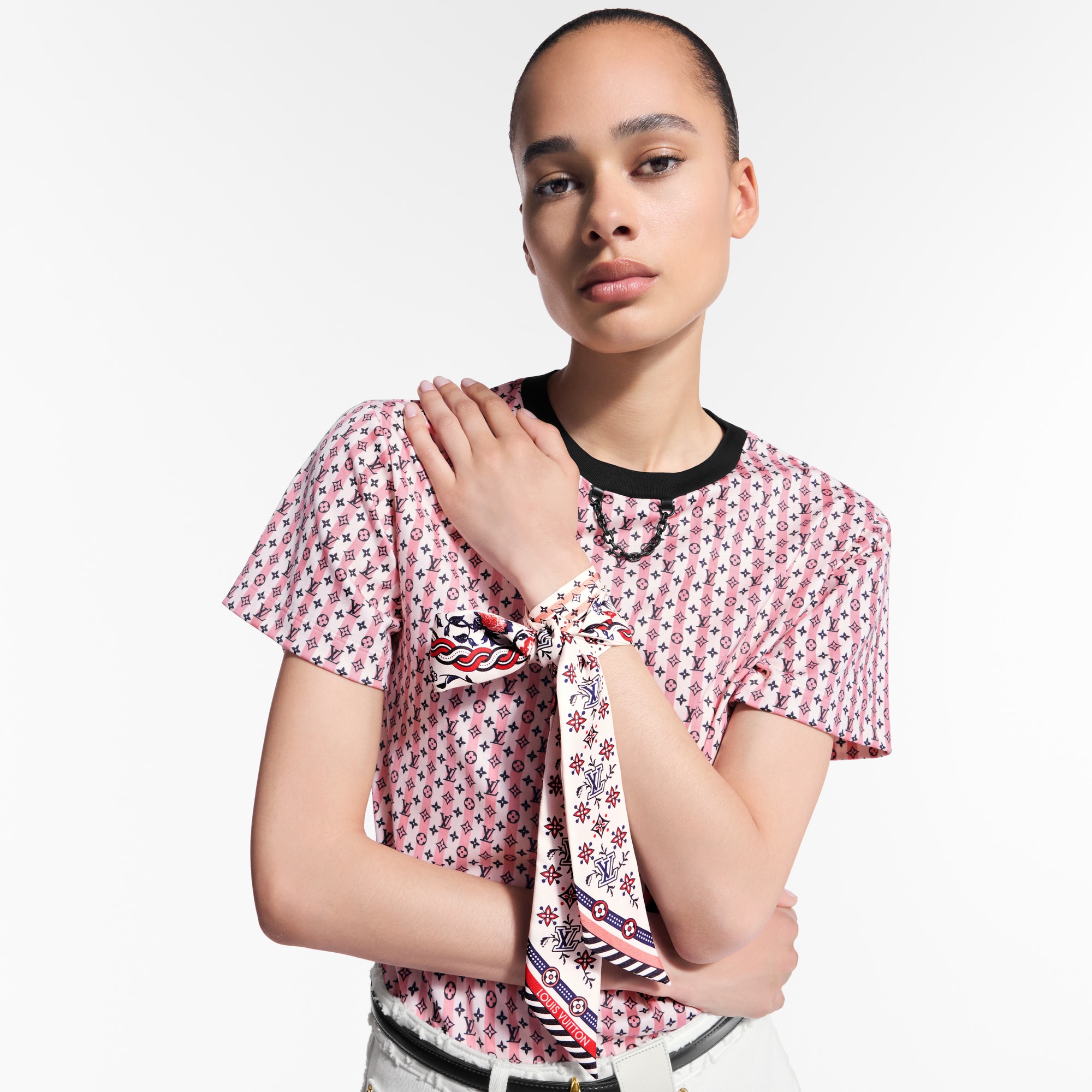 Bandana Summer Garden BB S00 Mujer Accesorios Pañuelos de seda y bandanas | LOUIS VUITTON (Zoom de producto)