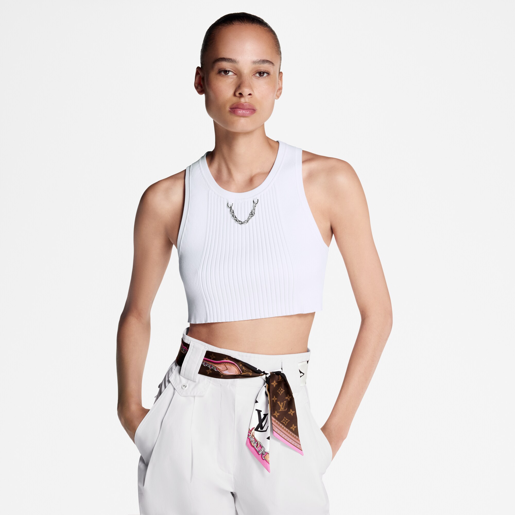 Bandana Ultimate Monogram BB S00 Mujer Accesorios Pañuelos de seda y bandanas | LOUIS VUITTON (Zoom de producto)