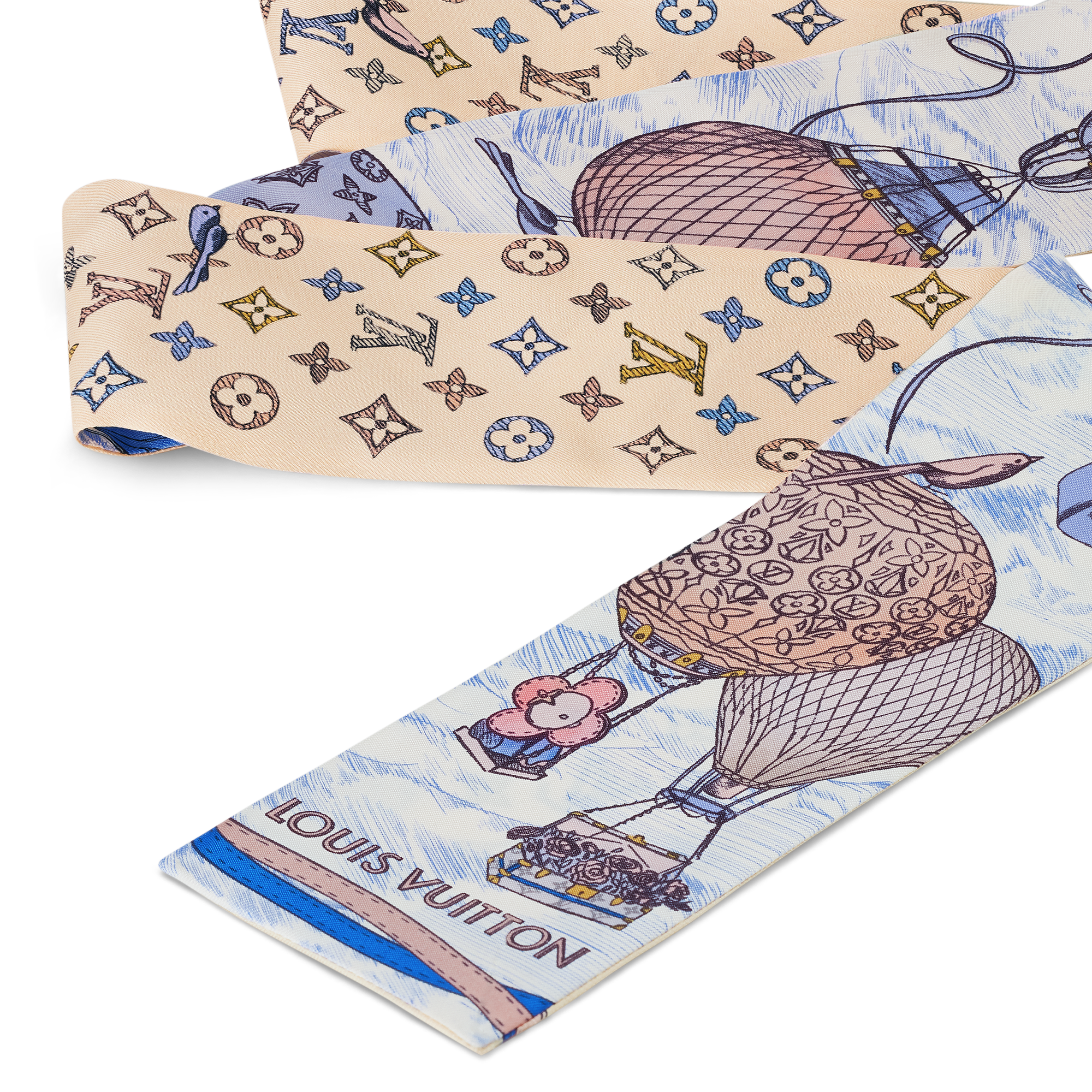 Bandana Up and Away S00 Mujer Accesorios Pañuelos de seda y bandanas | LOUIS VUITTON (Zoom de producto)