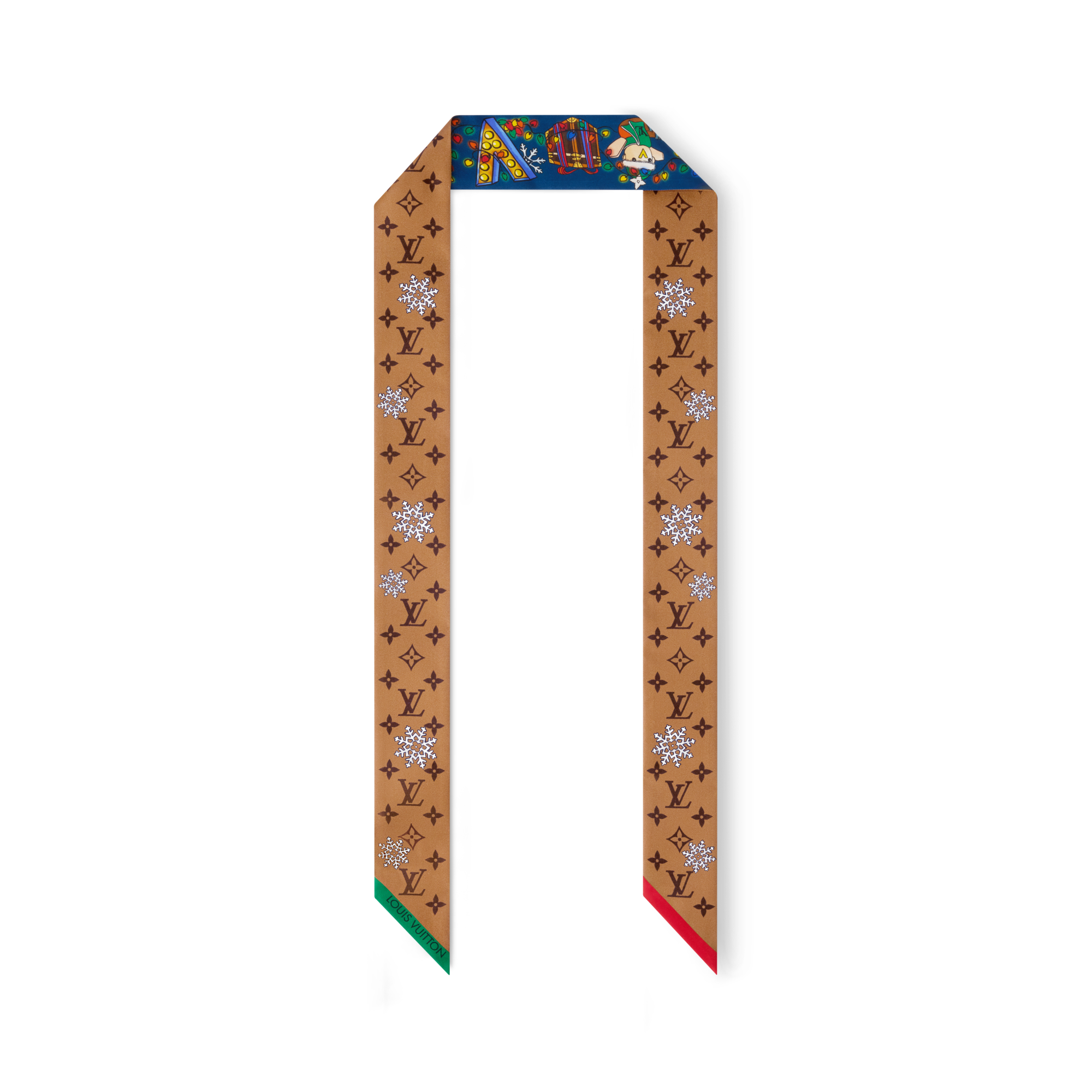 Bandana Vivienne Winter Celebration BB S00 Mujer Accesorios Pañuelos de seda y bandanas | LOUIS VUITTON (Zoom de producto)