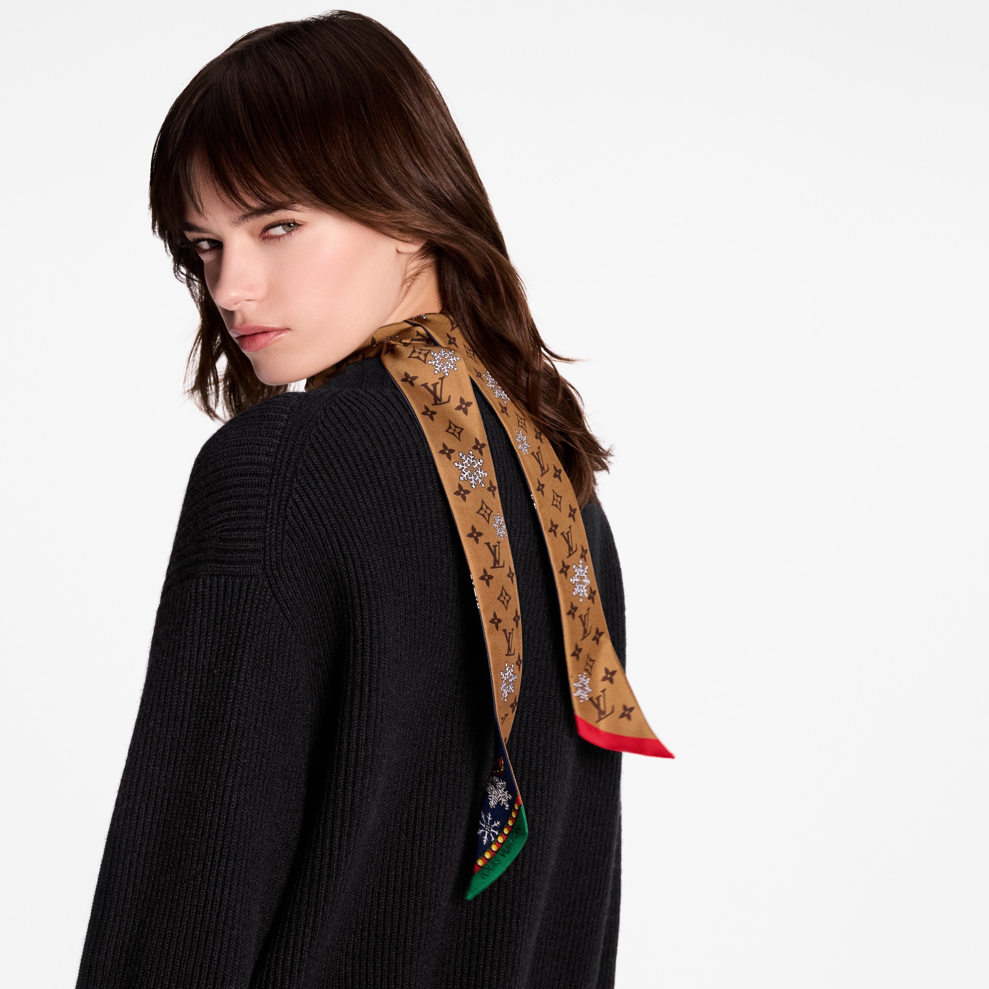 Bandana Vivienne Winter Celebration BB S00 Mujer Accesorios Pañuelos de seda y bandanas | LOUIS VUITTON (Zoom de producto)