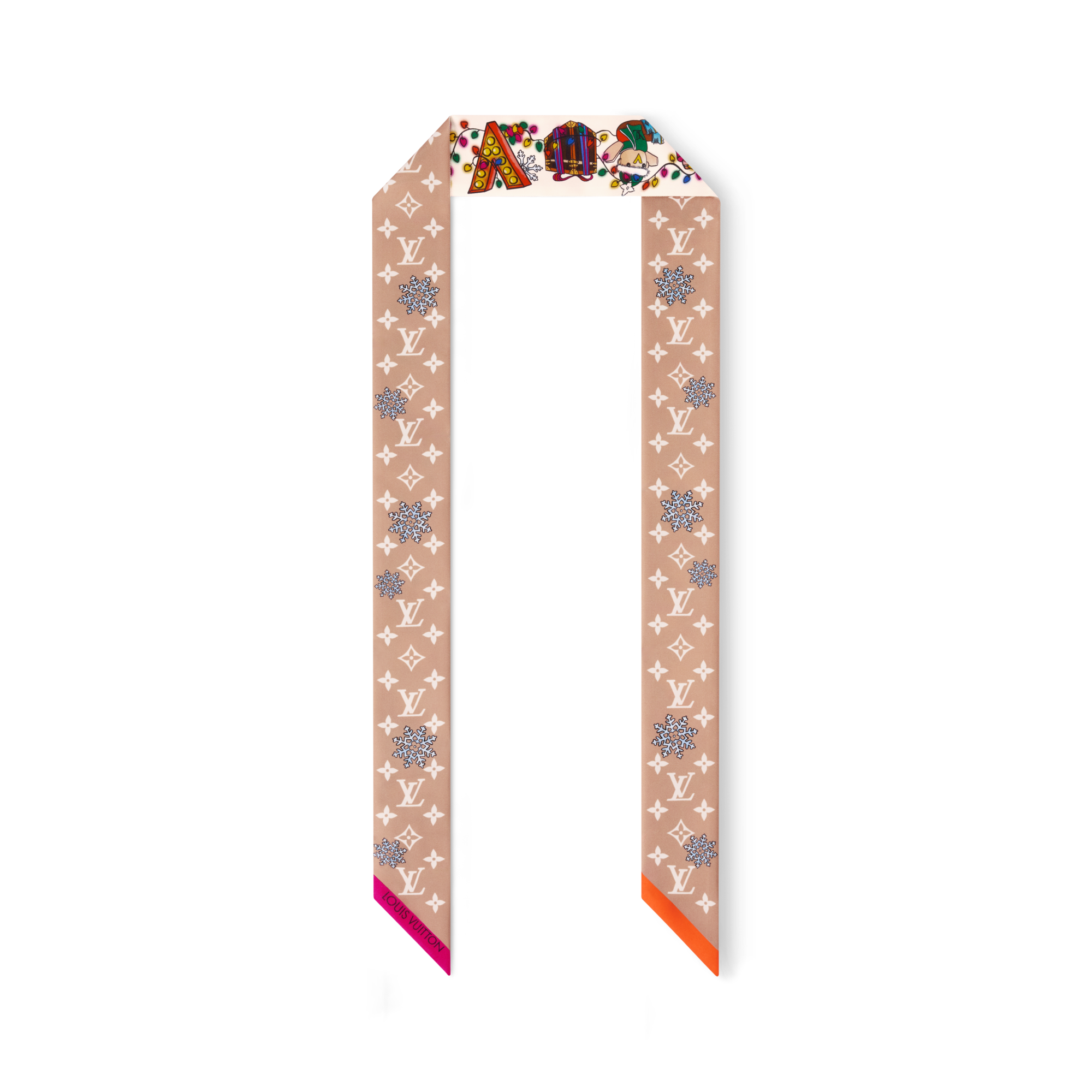 Bandana Vivienne Winter Celebration BB S00 Mujer Accesorios Pañuelos de seda y bandanas | LOUIS VUITTON (Zoom de producto)