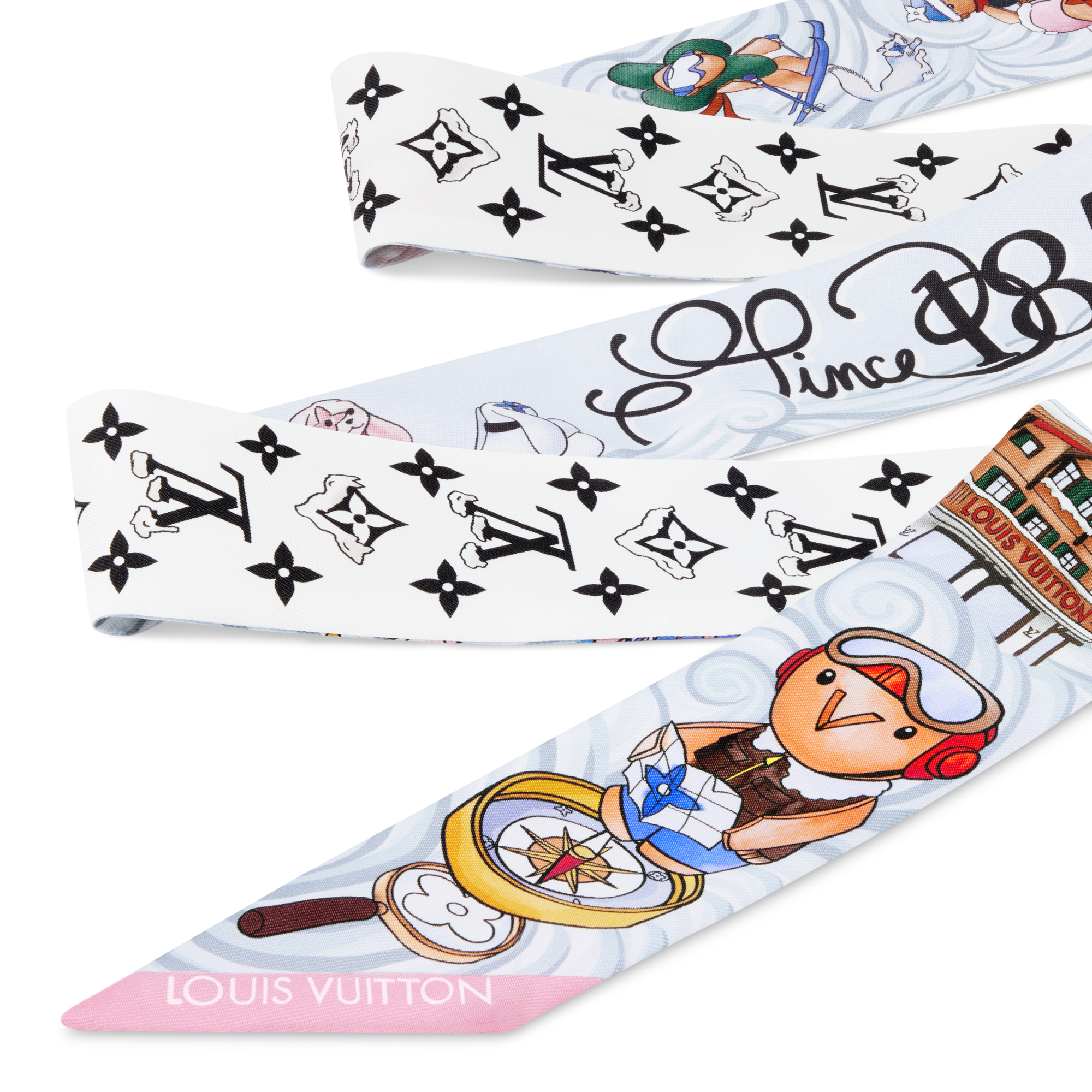 Bandana Vivienne Winter Holiday BB S00 Mujer Accesorios Pañuelos de seda y bandanas | LOUIS VUITTON (Zoom de producto)