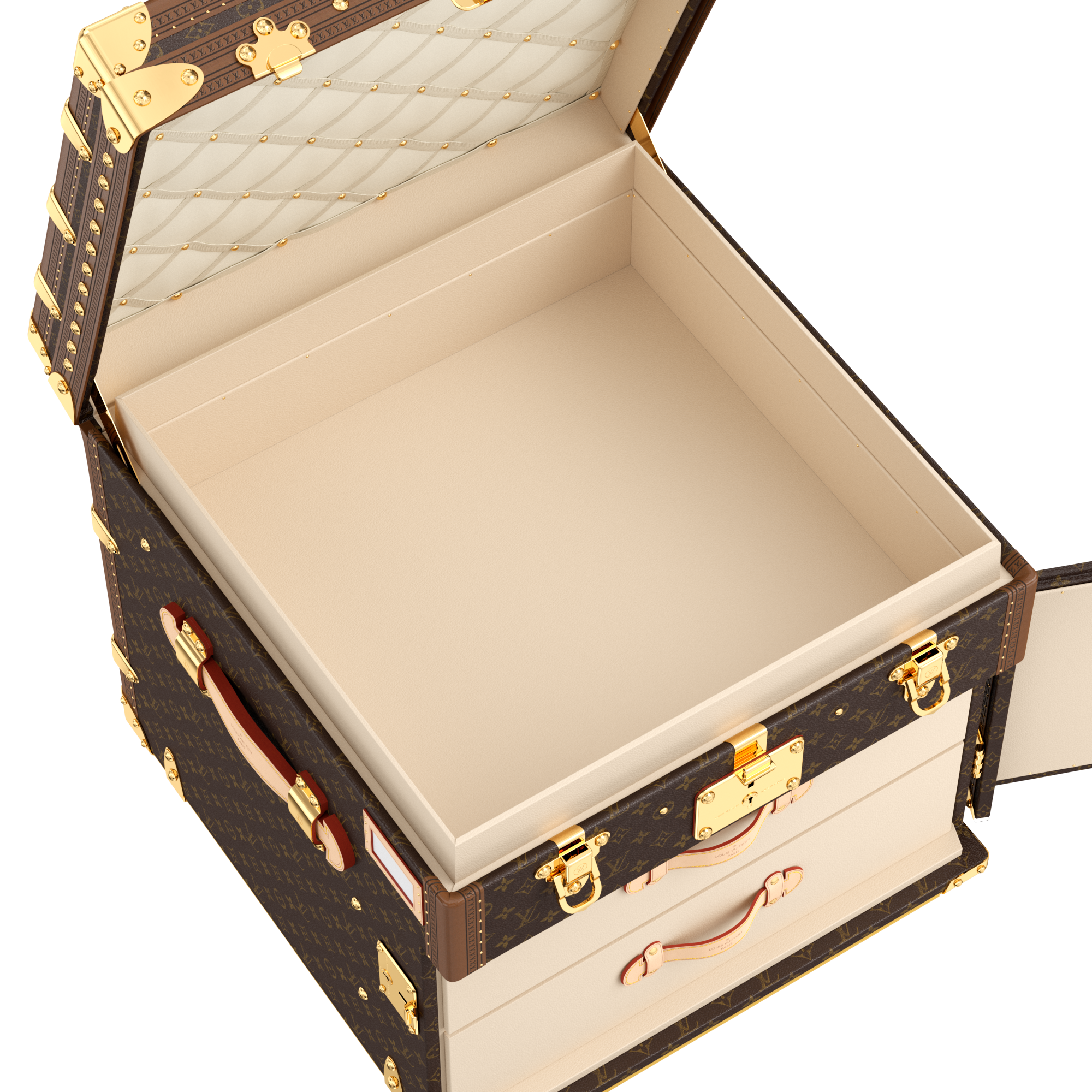 Baúl Courrier Lozine Carre Droite Lona Monogram Baúles, Viaje y Hogar Baúles y Cofres Baúles y Maletas | LOUIS VUITTON (Zoom de producto)