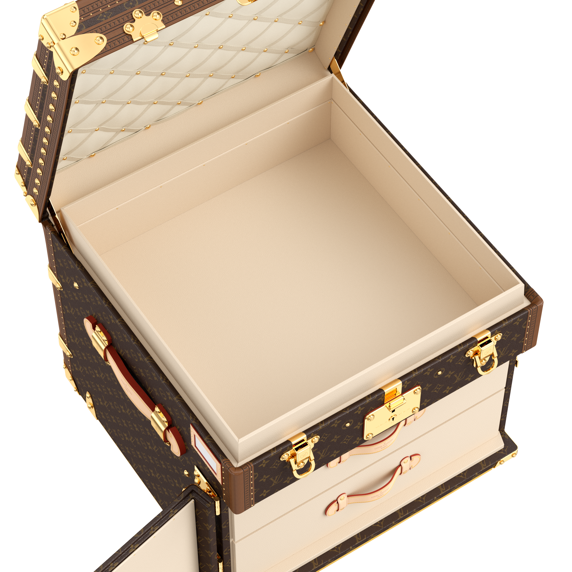 Baúl Courrier Lozine Carre Gauche Lona Monogram Baúles, Viaje y Hogar Baúles y Cofres Baúles y Maletas | LOUIS VUITTON (Zoom de producto)