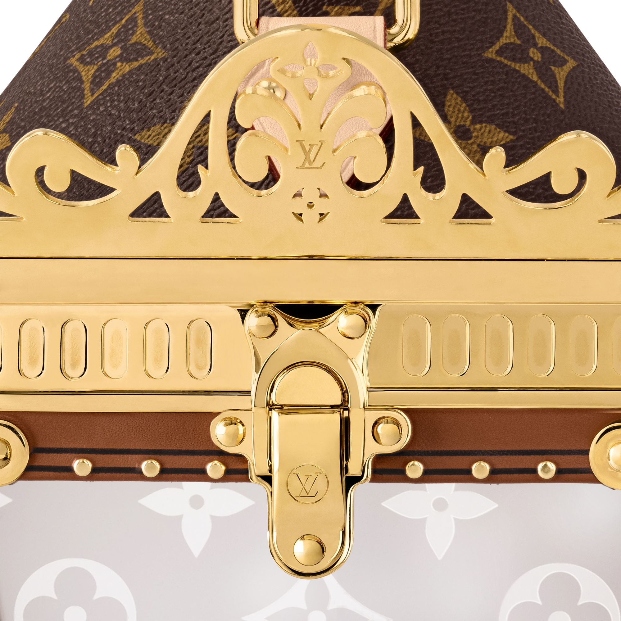 Baúl Lantern de color dorado Lona Monogram Baúles, Viaje y Hogar Baúles y Cofres Cofres | LOUIS VUITTON (Zoom de producto)