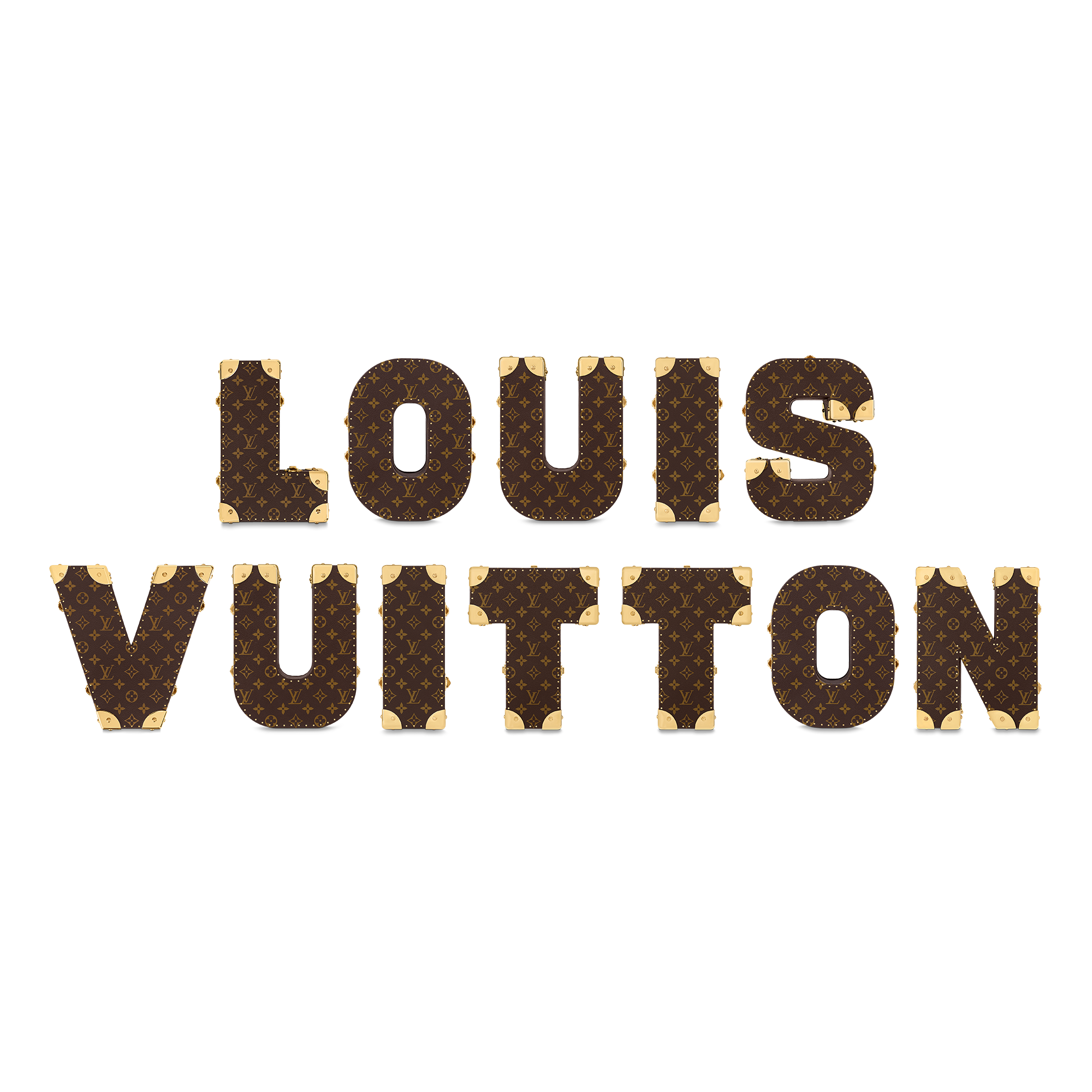 Baúl Letra U Lona Monogram Les Extraordinaires Baúles Baúles Letter Trunks  | LOUIS VUITTON (Zoom de producto)