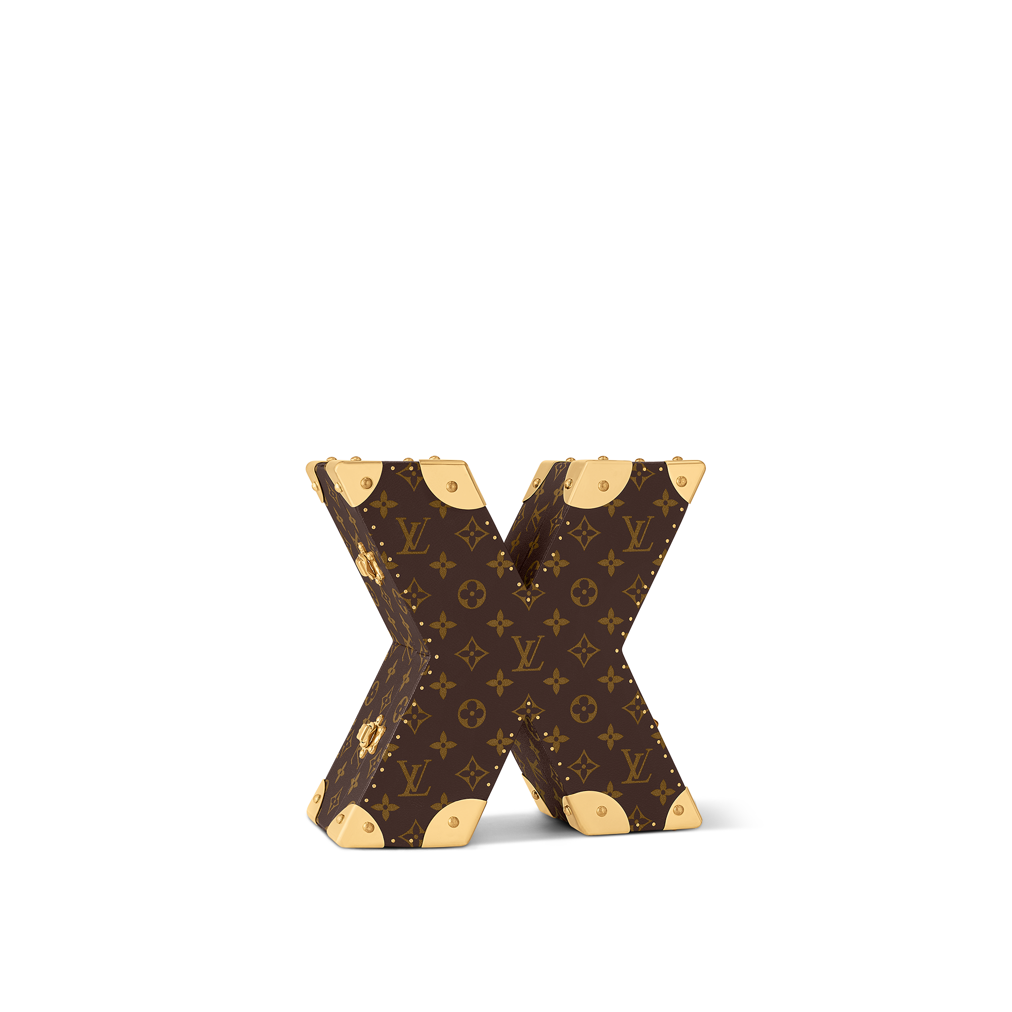 Baúl Letra X Lona Monogram Les Extraordinaires Baúles Baúles Letter Trunks  | LOUIS VUITTON (Zoom de producto)