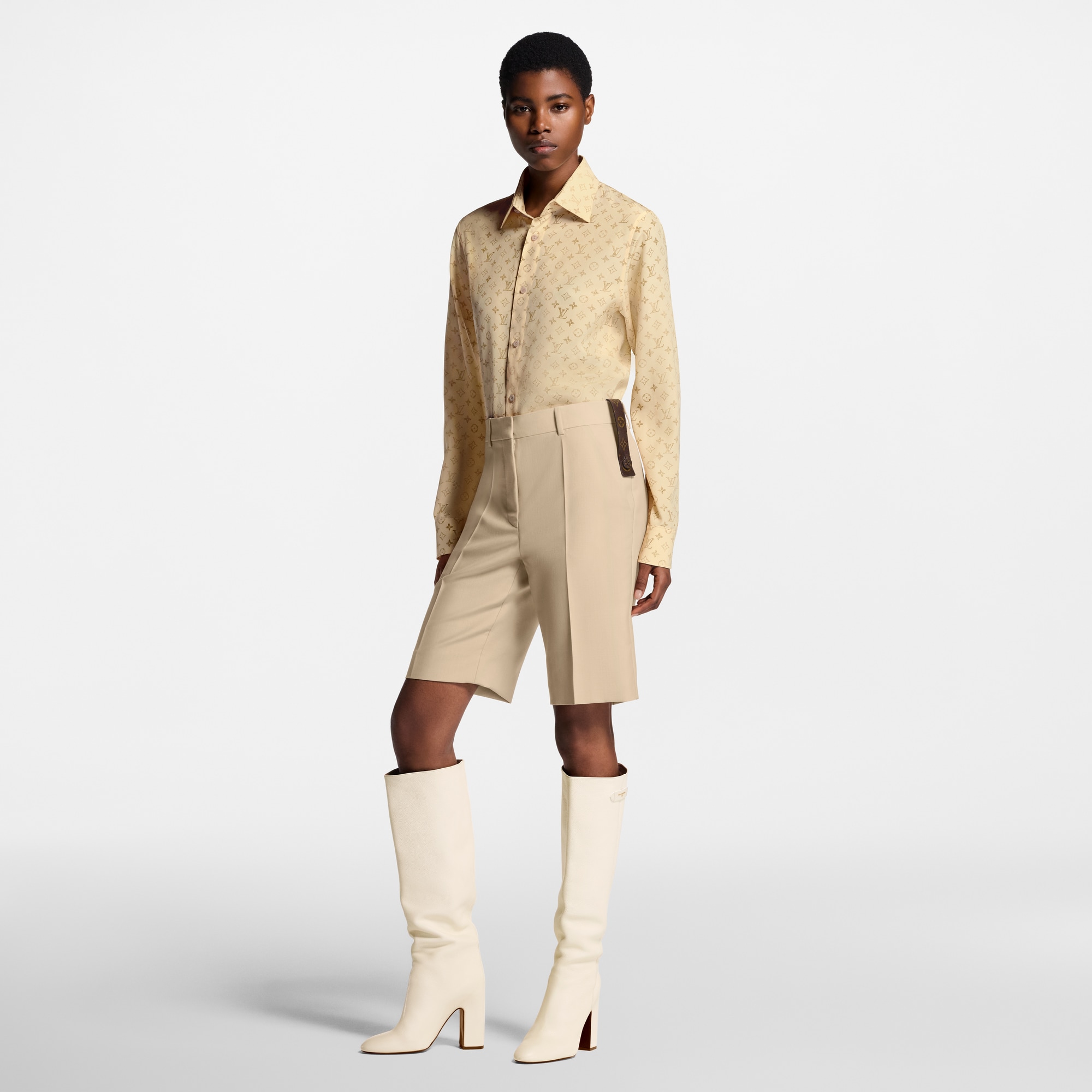Bermudas de traje  Mujer Prêt-à-Porter Faldas y pantalones cortos | LOUIS VUITTON (Zoom de producto)