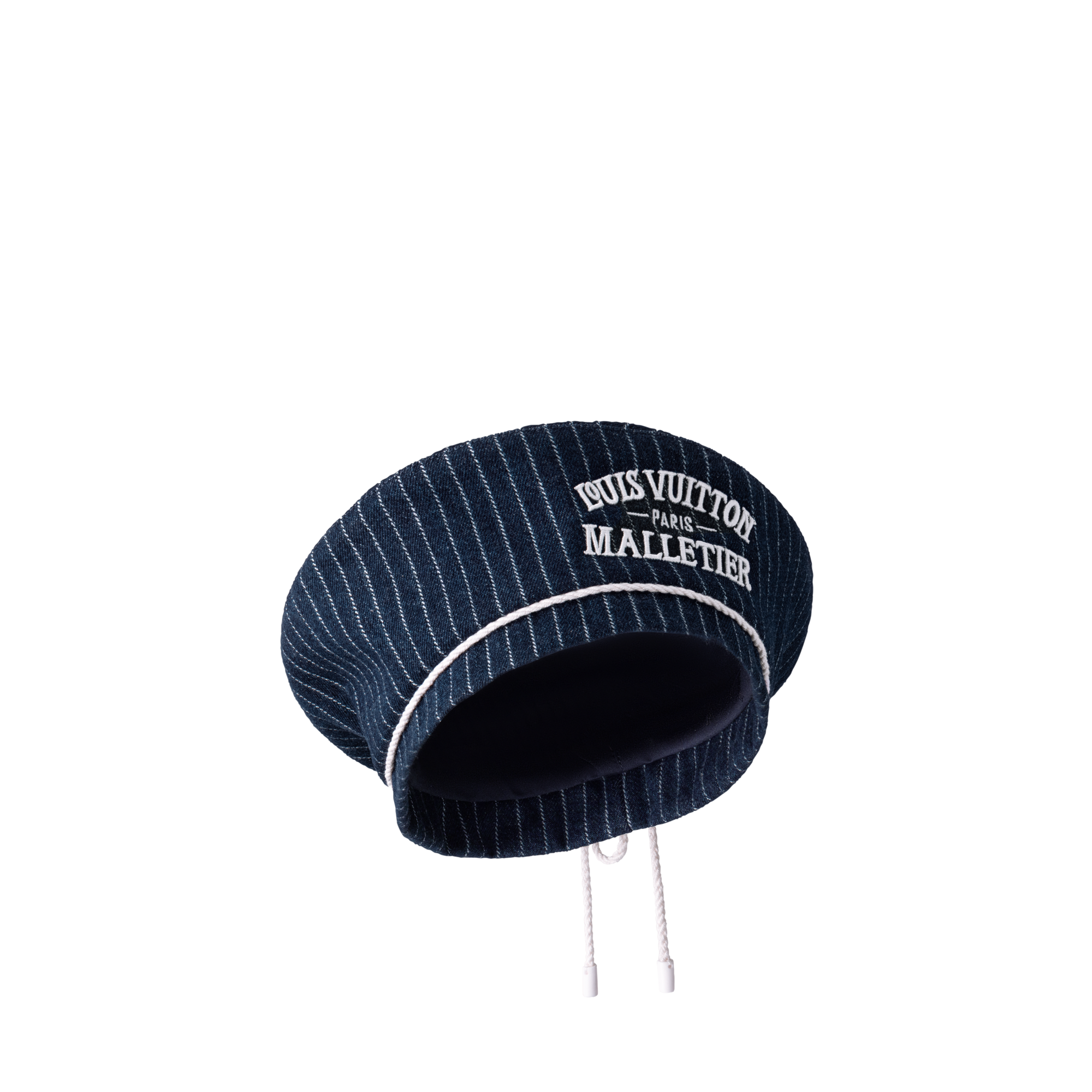 Boina Denim Stripes S00 Hombre Accesorios Sombreros, Gorros y Guantes | LOUIS VUITTON (Zoom de producto)