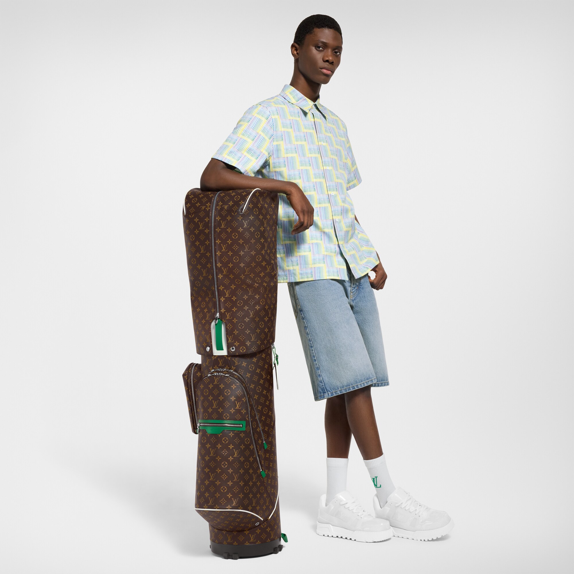 Bolsa de golf Lona Monogram Macassar Hombre Viaje Bolsos de viaje | LOUIS VUITTON (Zoom de producto)