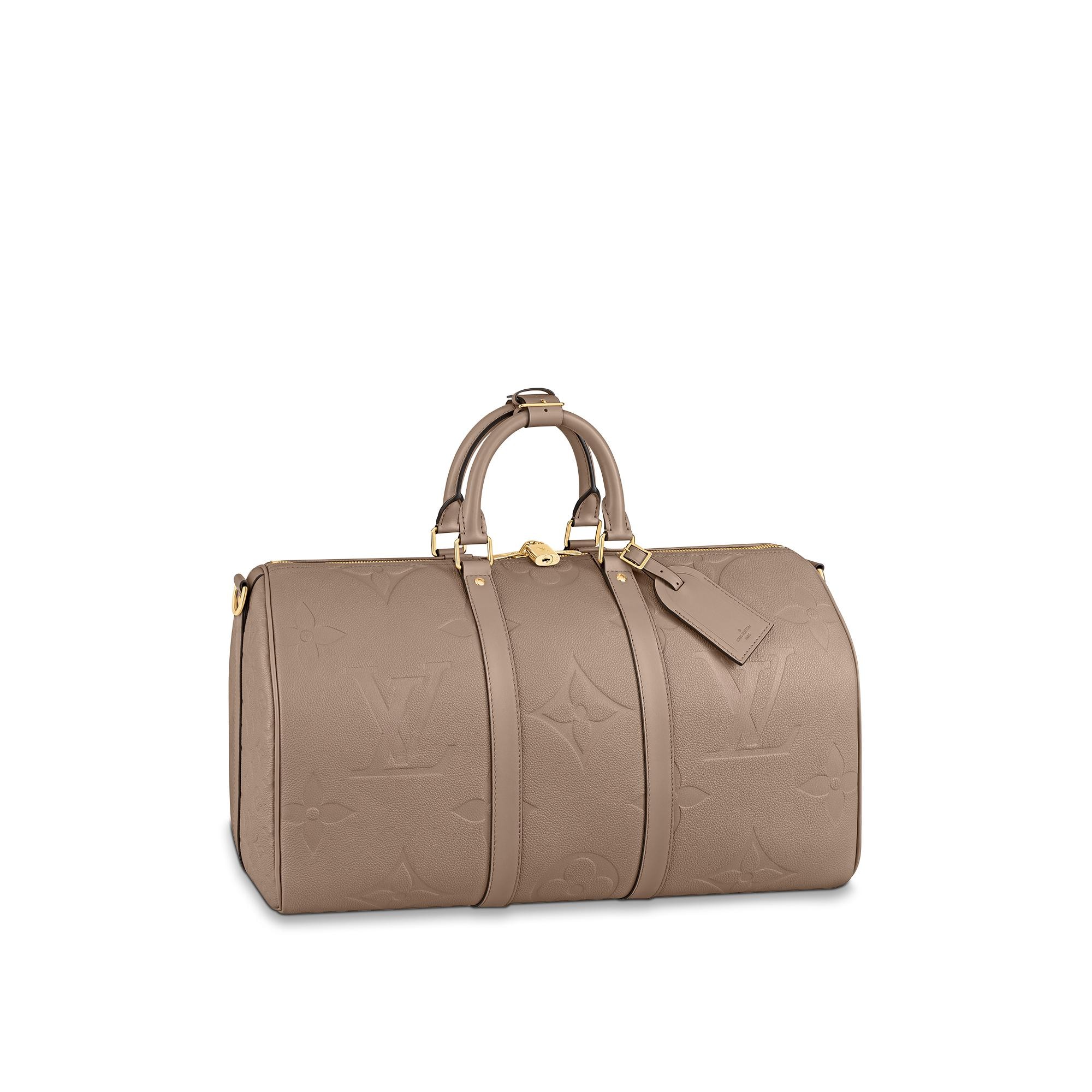 Bolsa de viaje Keepall 45 BA Piel Monogram Empreinte Novedades Ramadan Ramadan Selection for Her | LOUIS VUITTON (Zoom de producto)