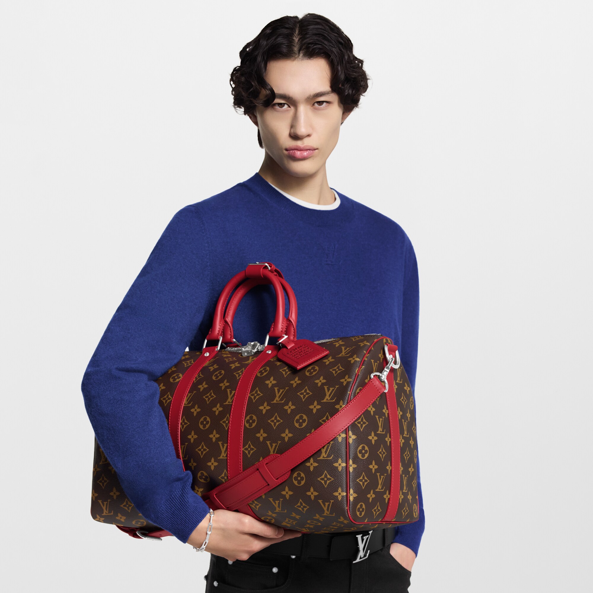 Bolsa de viaje Keepall 45 con bandolera G73 Regalos Regalos para el Día de la Madre } | LOUIS VUITTON (Zoom de producto)