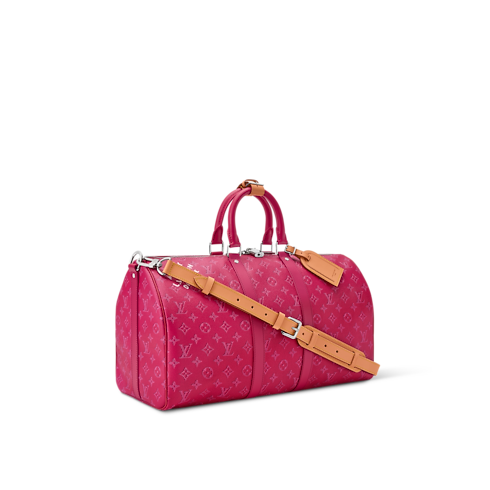 Bolsa de viaje Keepall 45 con bandolera Monogram Heritage Hombre Viaje Bolsos de viaje | LOUIS VUITTON (Zoom de producto)