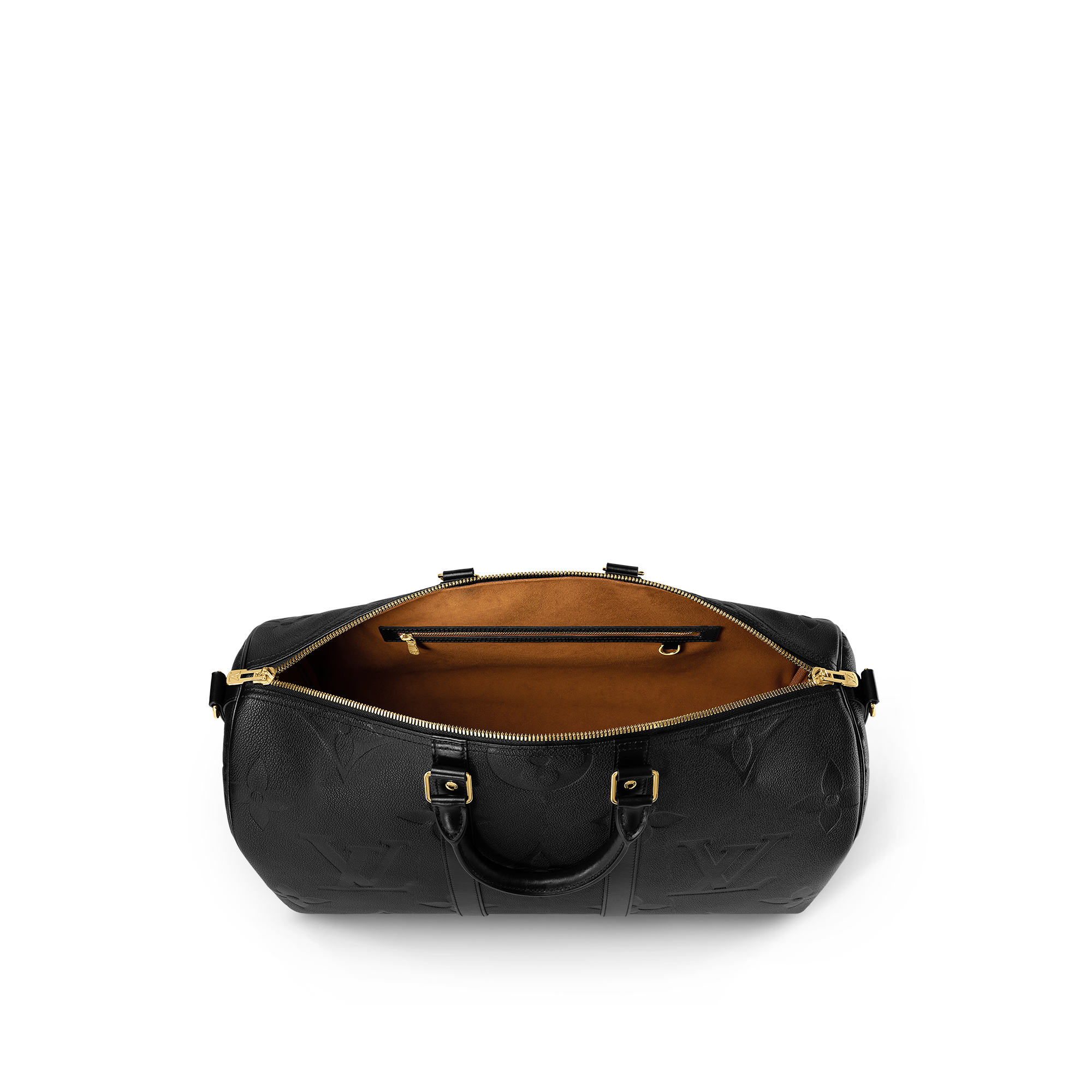 Bolsa de viaje Keepall 45 con bandolera Piel Monogram Empreinte Hombre Viaje Bolsos de viaje | LOUIS VUITTON (Zoom de producto)