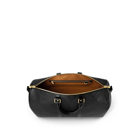 Bolsa de viaje Keepall 45 con bandolera Piel Monogram Empreinte Hombre Viaje Bolsos de viaje | LOUIS VUITTON (Zoom de producto)