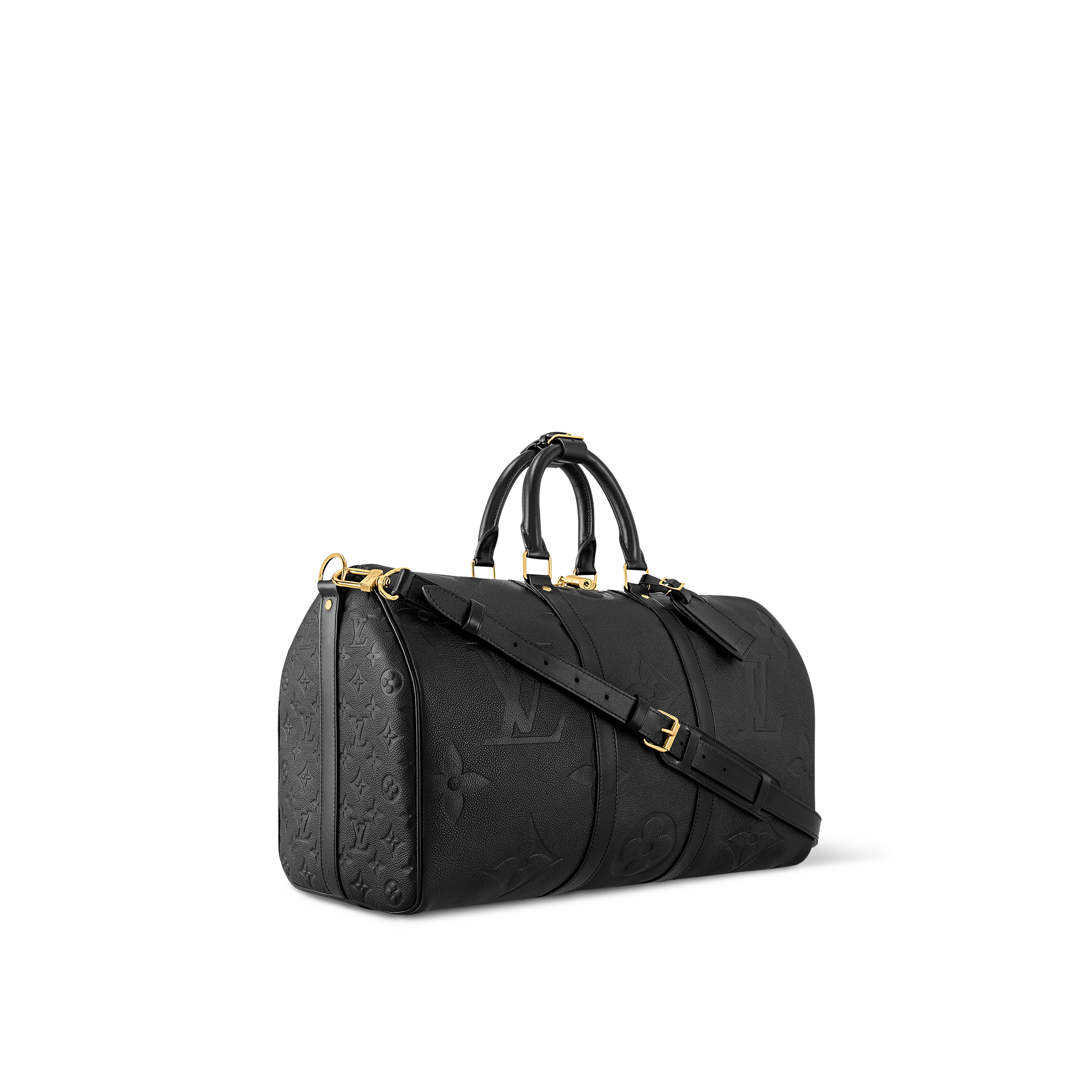 Bolsa de viaje Keepall 45 con bandolera Piel Monogram Empreinte Hombre Viaje Bolsos de viaje | LOUIS VUITTON (Zoom de producto)