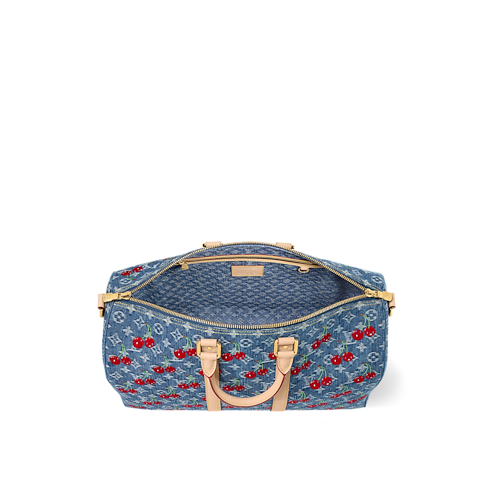 Bolsa de viaje Keepall 45 con bandolera LV x TM Monogram Denim Mujer Viaje Todo el equipaje y accesorios | LOUIS VUITTON (Zoom de producto)