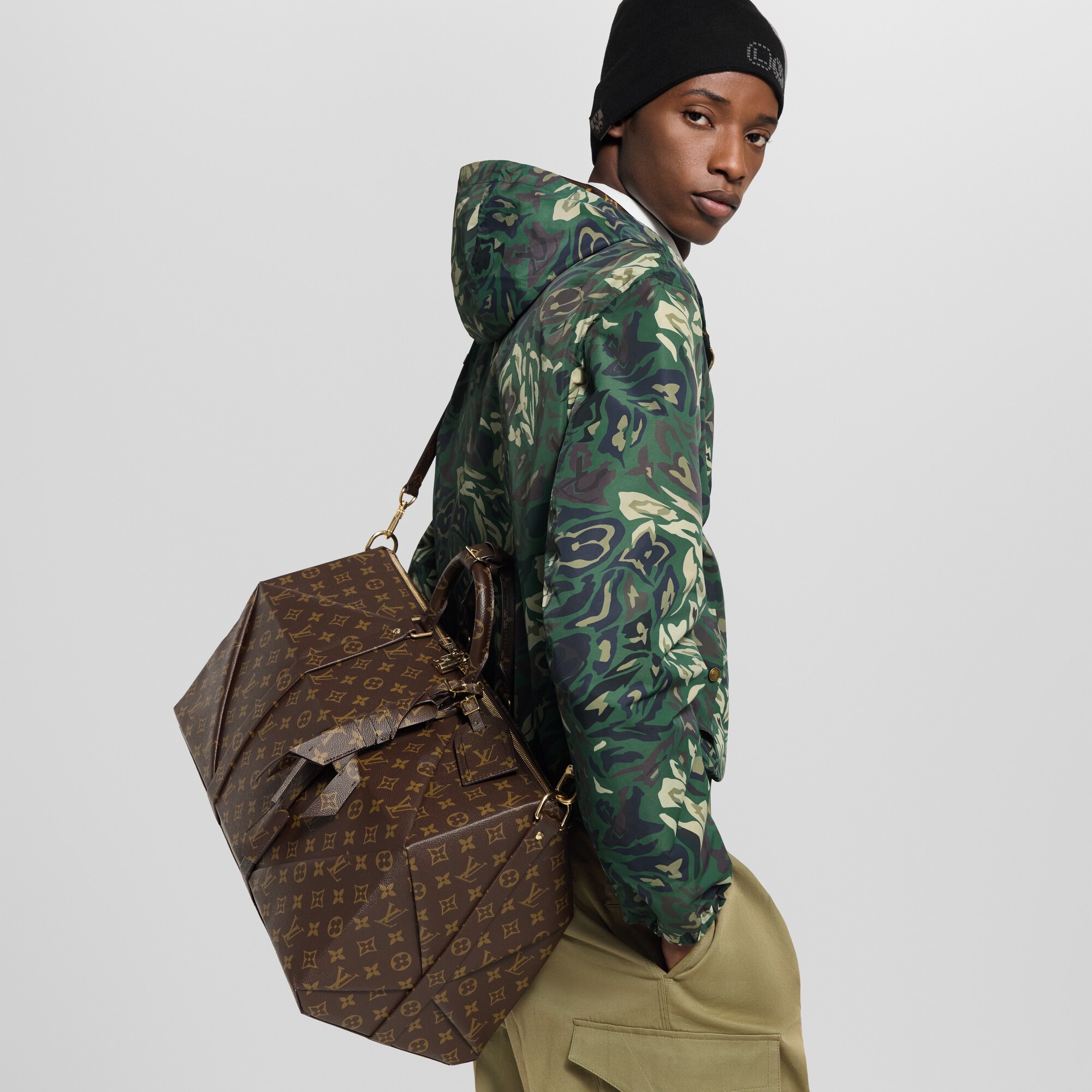 Bolsa de viaje Keepall 50 Autres Cuirs Monogram Hombre Viaje Con ruedas | LOUIS VUITTON (Zoom de producto)