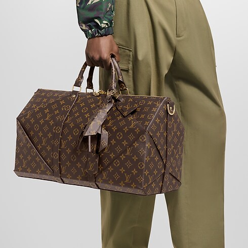 Bolsa de viaje Keepall 50 Autres Cuirs Monogram Hombre Viaje Con ruedas | LOUIS VUITTON (Zoom de producto)