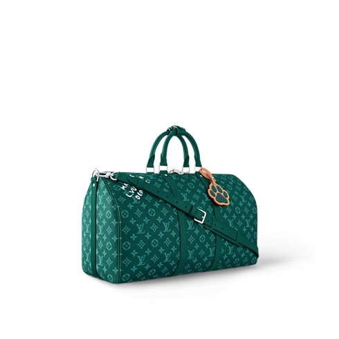 Bolsa de viaje Keepall 50 con bandolera Monogram Heritage Hombre Bolsos Todas las colecciones | LOUIS VUITTON (Zoom de producto)