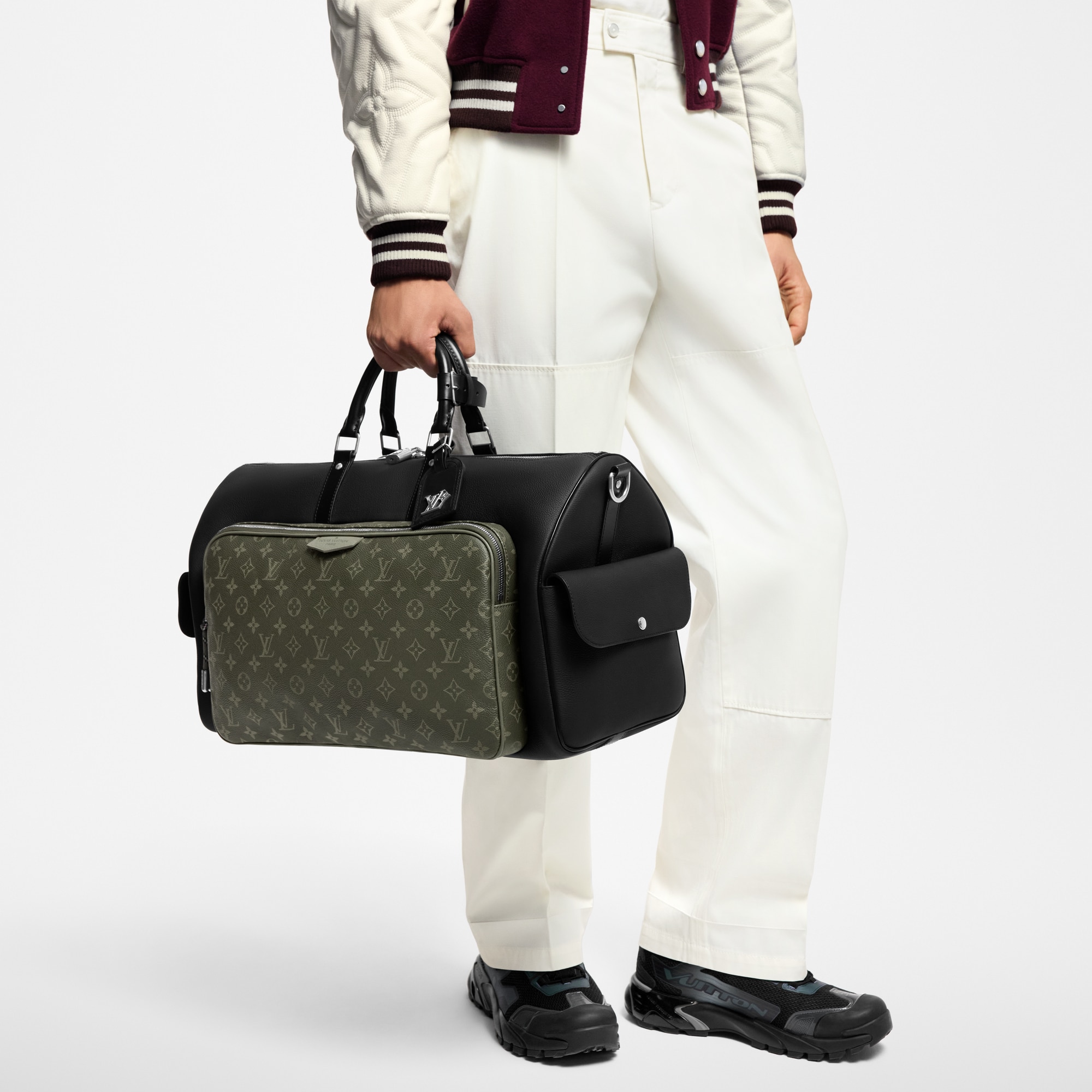 Bolsa de viaje Keepall 50 con bandolera Otros pieles Hombre Bolsos All Collections | LOUIS VUITTON (Zoom de producto)