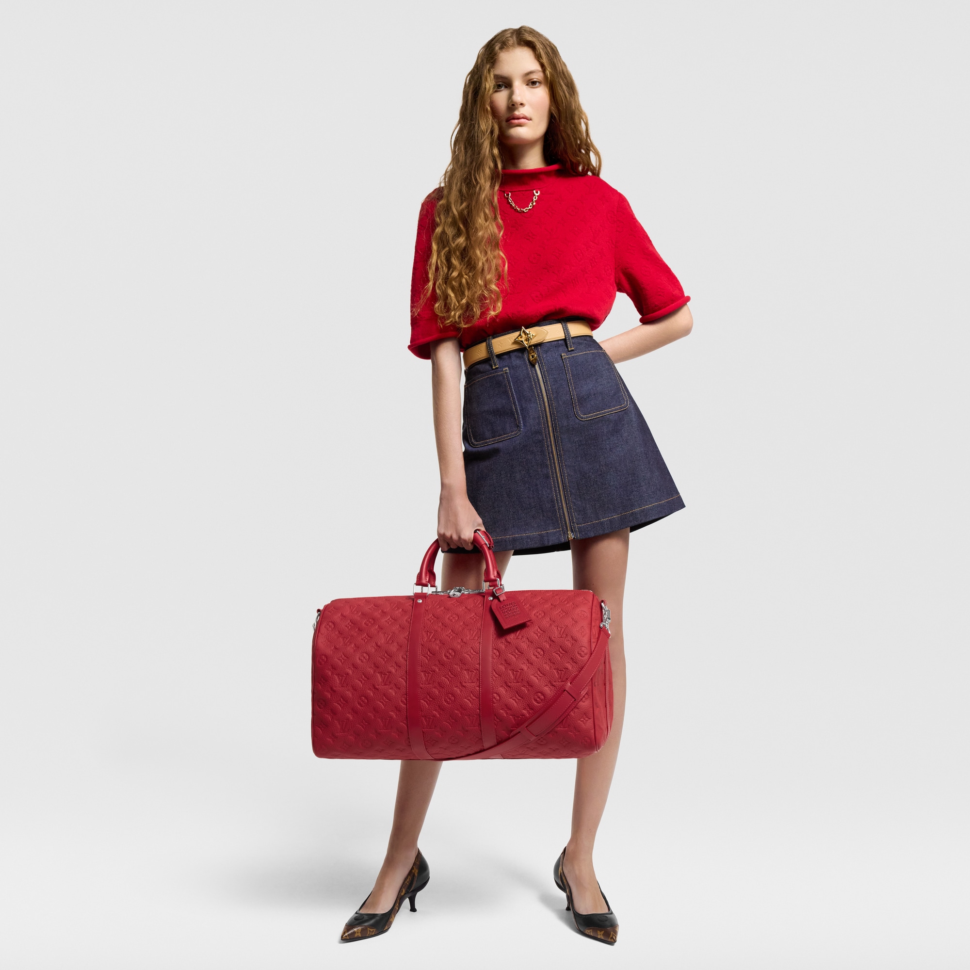 Bolsa de viaje Keepall 50 con bandolera Taurillon Monogram Bolsos y pequeña marroquinería Bolso de hombre Novedades | LOUIS VUITTON (Zoom de producto)