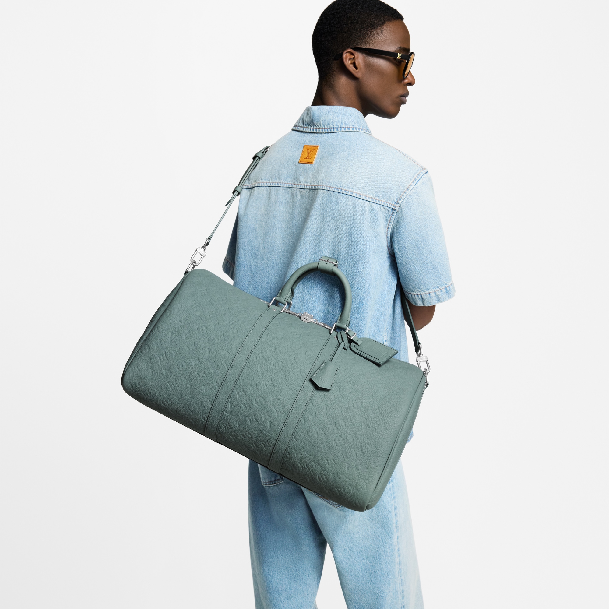 Bolsa de viaje Keepall 50 con bandolera Taurillon Monogram Bolsos y pequeña marroquinería Bolso de hombre Novedades | LOUIS VUITTON (Zoom de producto)