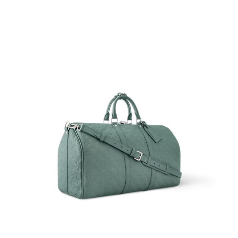 Bolsa de viaje Keepall 50 con bandolera Taurillon Monogram Bolsos y pequeña marroquinería Bolso de hombre Novedades | LOUIS VUITTON (Zoom de producto)