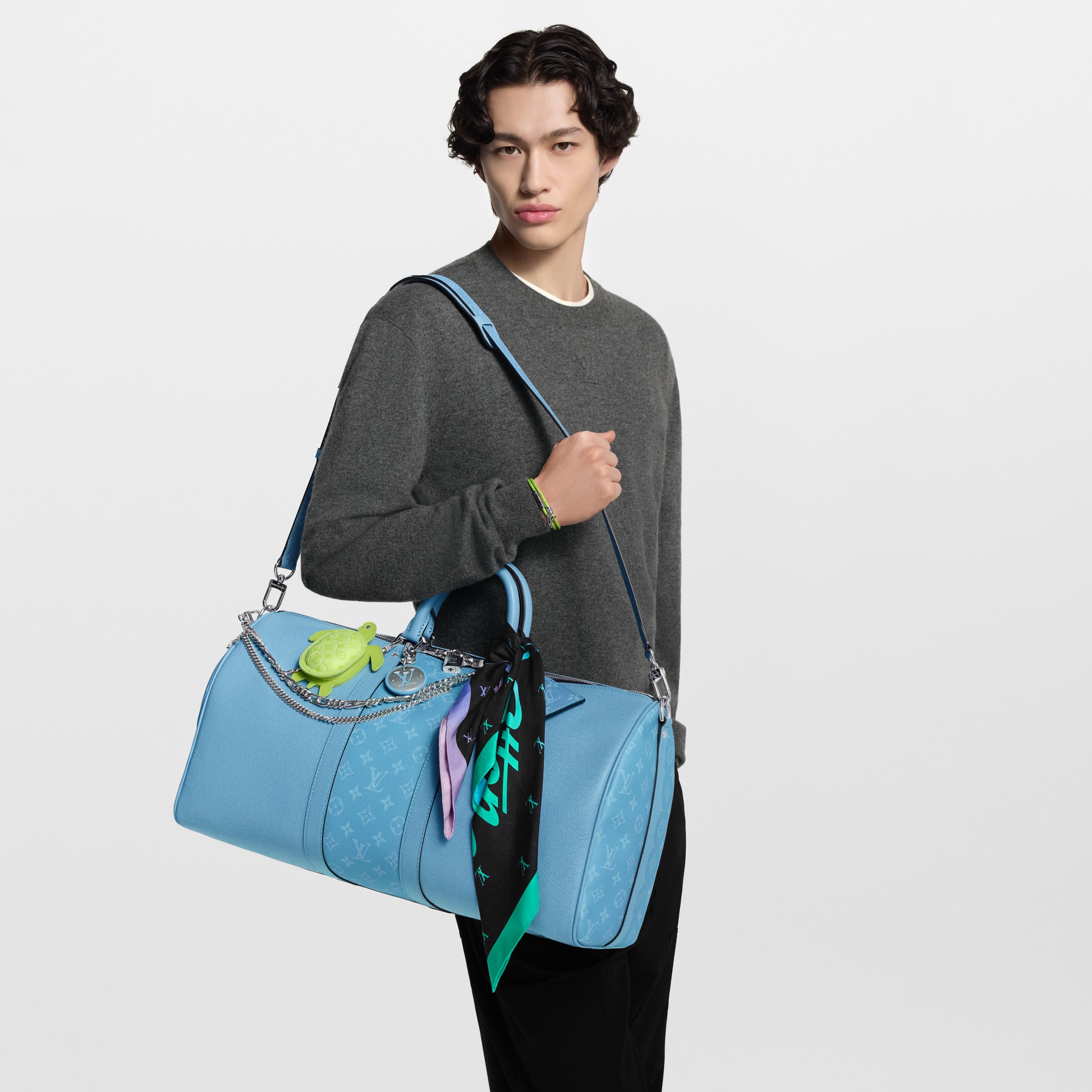 Bolsa de viaje Keepall 50 con bandolera Taigarama Bolsos y pequeña marroquinería Bolso de hombre LV Icons | LOUIS VUITTON (Zoom de producto)