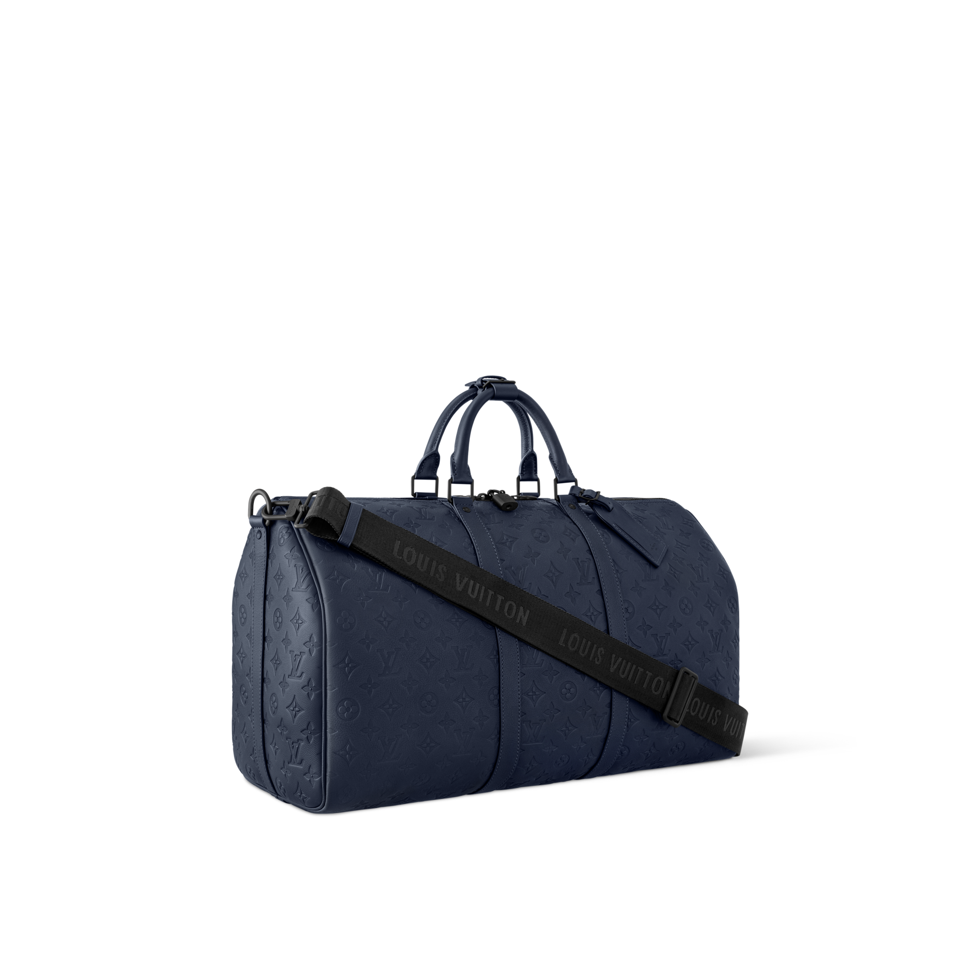 Bolsa de viaje Keepall 50 con bandolera Monogram Shadow Bolsos y pequeña marroquinería Bolso de hombre LV Icons | LOUIS VUITTON (Zoom de producto)