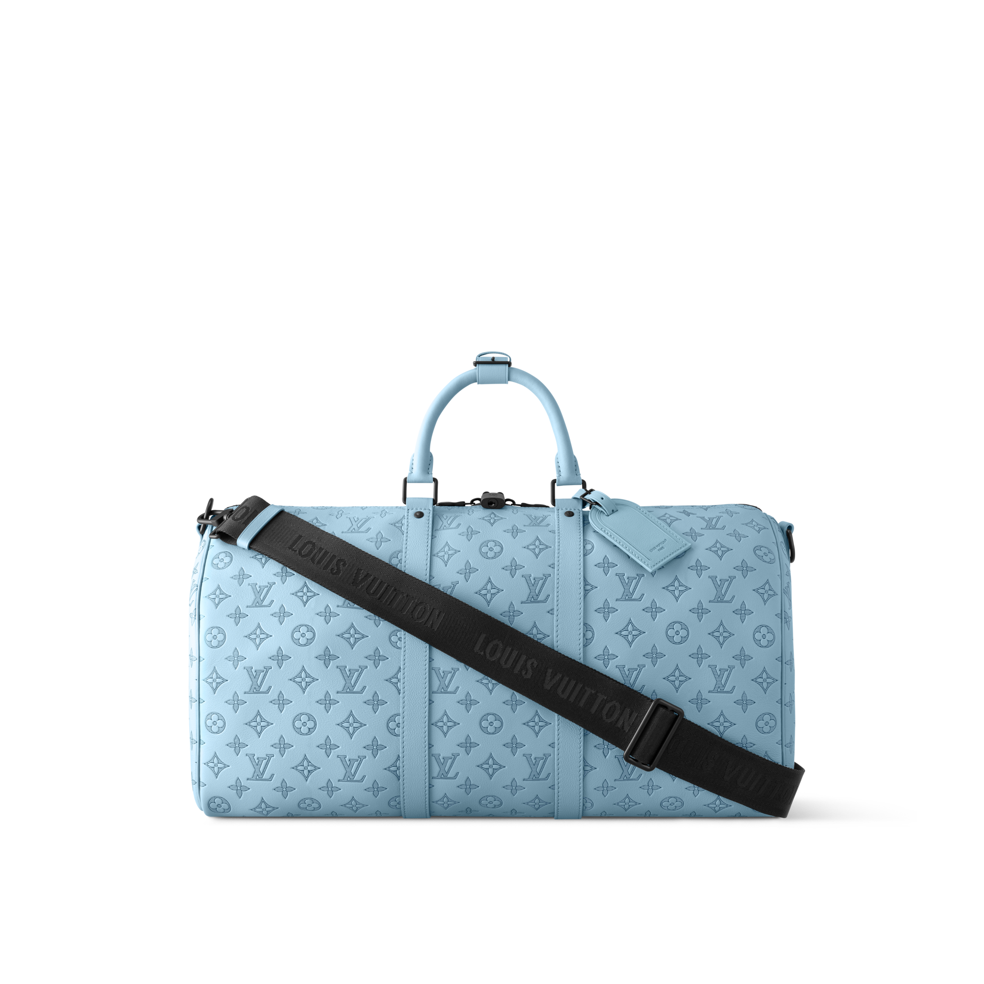 Bolsa de viaje Keepall 50 con bandolera Monogram Shadow Bolsos y pequeña marroquinería Bolso de hombre LV Icons | LOUIS VUITTON (Zoom de producto)