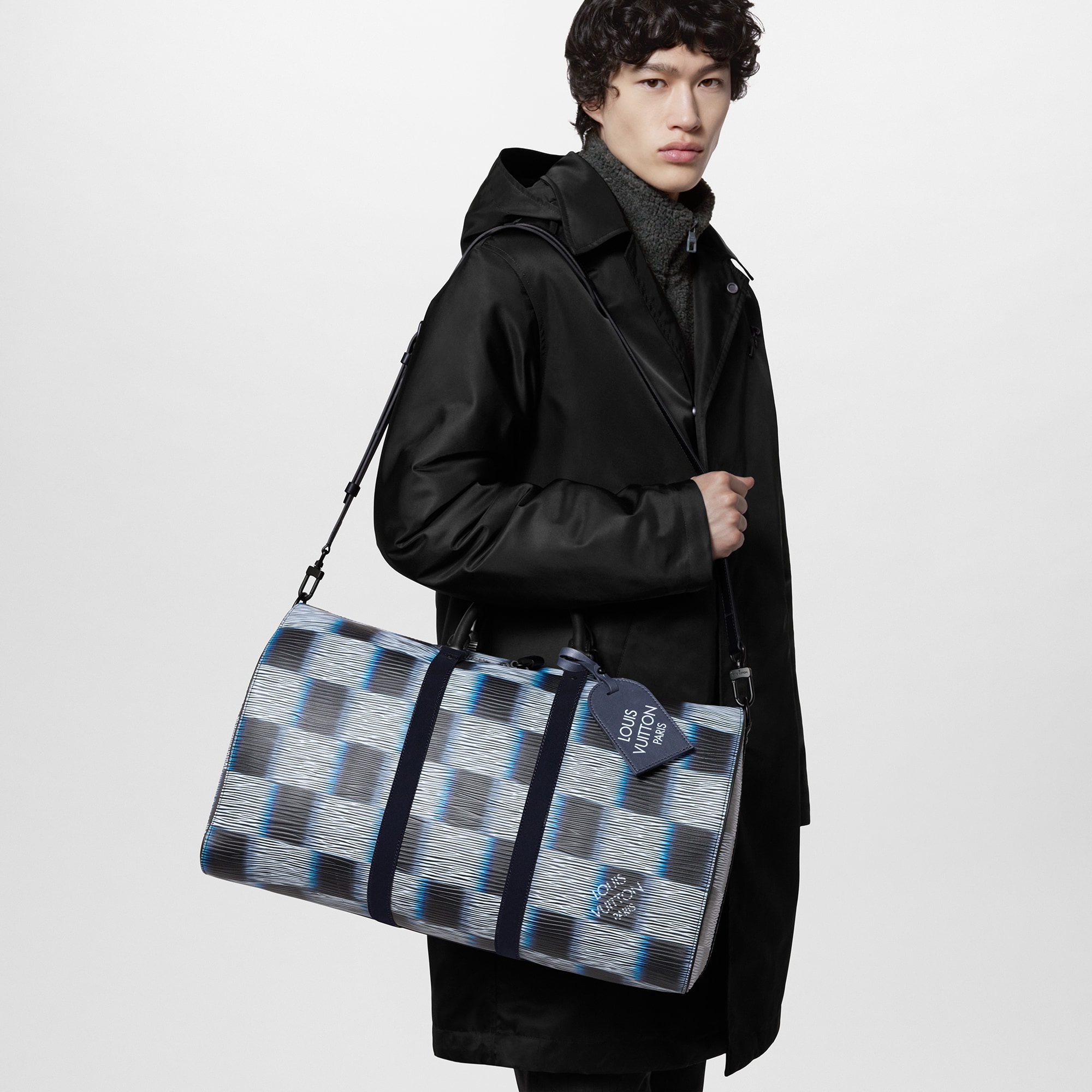 Bolsa de viaje Keepall 50 con bandolera A05 Hombre Discontinued Product Obs 13 | LOUIS VUITTON (Zoom de producto)