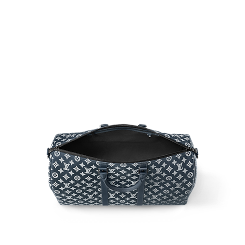 Bolsa de viaje Keepall 50 con bandolera Piel Monogram Shadow Hombre Discontinued Product Obs 11 | LOUIS VUITTON (Zoom de producto)