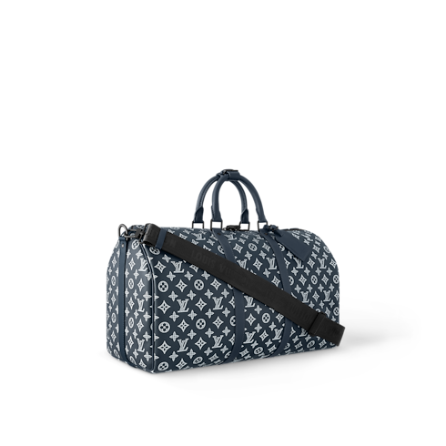 Bolsa de viaje Keepall 50 con bandolera Piel Monogram Shadow Hombre Discontinued Product Obs 11 | LOUIS VUITTON (Zoom de producto)