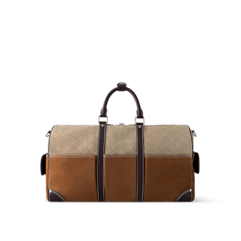 Bolsa de viaje Keepall 50 con bandolera Autres Cuirs Monogram Hombre Viaje Bolsos de viaje | LOUIS VUITTON (Zoom de producto)