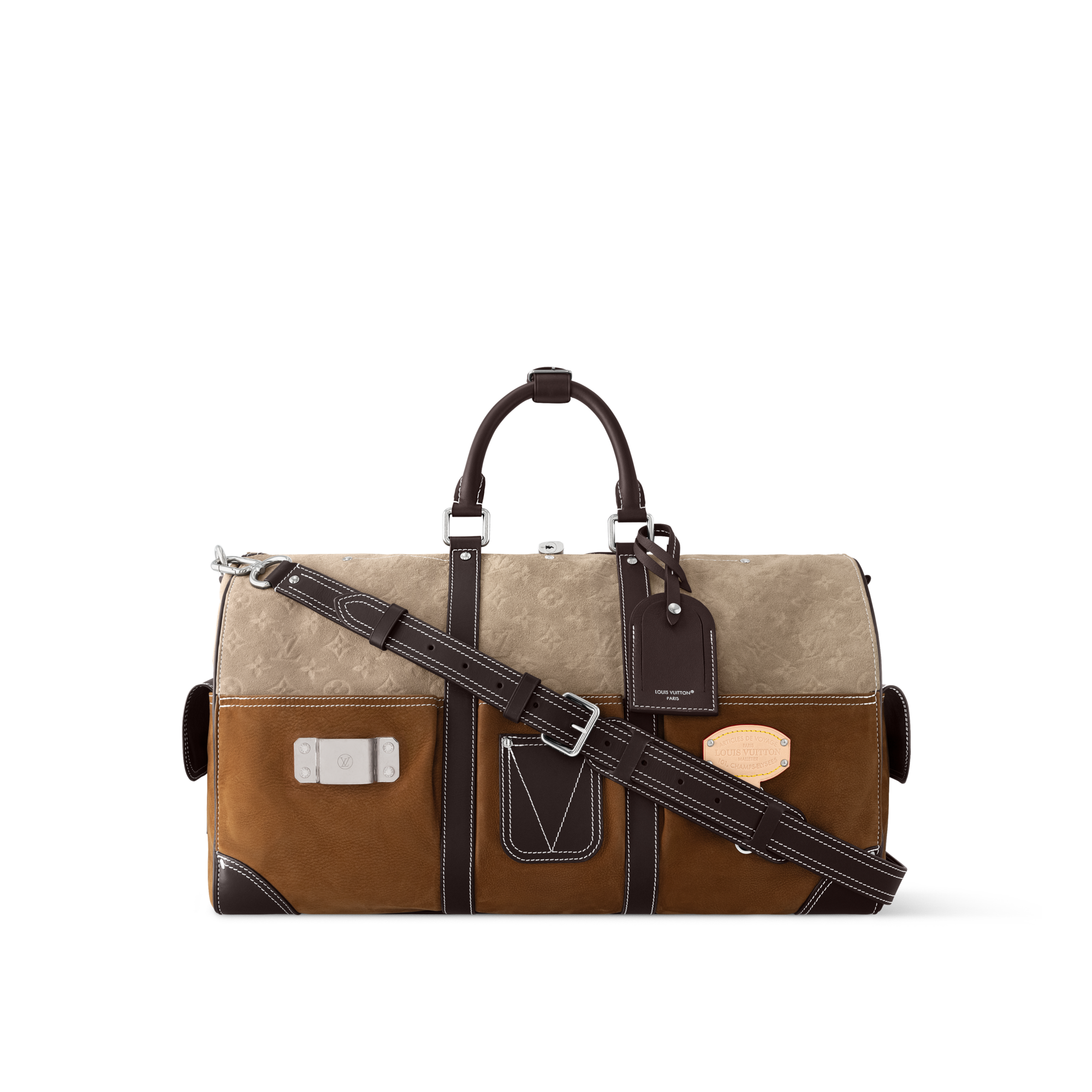 Bolsa de viaje Keepall 50 con bandolera Autres Cuirs Monogram Hombre Viaje Bolsos de viaje | LOUIS VUITTON (Zoom de producto)