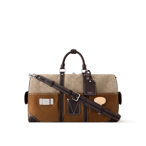 Bolsa de viaje Keepall 50 con bandolera Autres Cuirs Monogram Hombre Viaje Bolsos de viaje | LOUIS VUITTON (Zoom de producto)