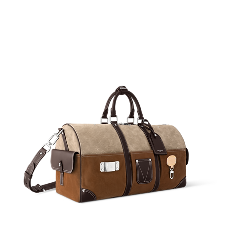 Bolsa de viaje Keepall 50 con bandolera Autres Cuirs Monogram Hombre Viaje Bolsos de viaje | LOUIS VUITTON (Zoom de producto)